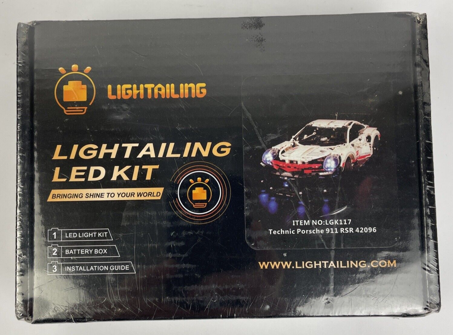 Lightailing Led Kit LGK117-US Technic Porsche 911 RSR 42096 - RARE