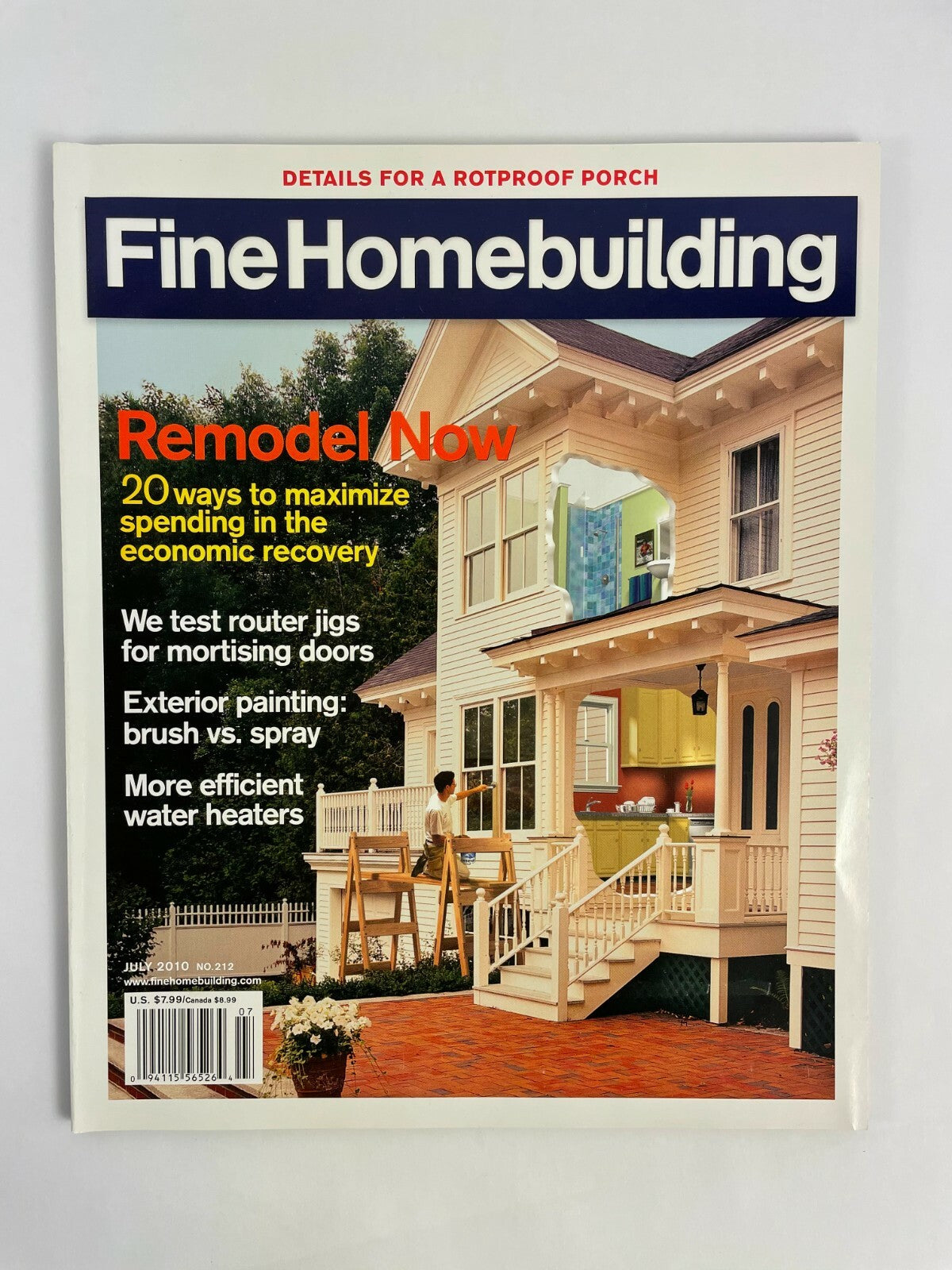 July 2010 Fine Homebuilding Magazine A Rotproof Porch Remodel Now Exterior #B