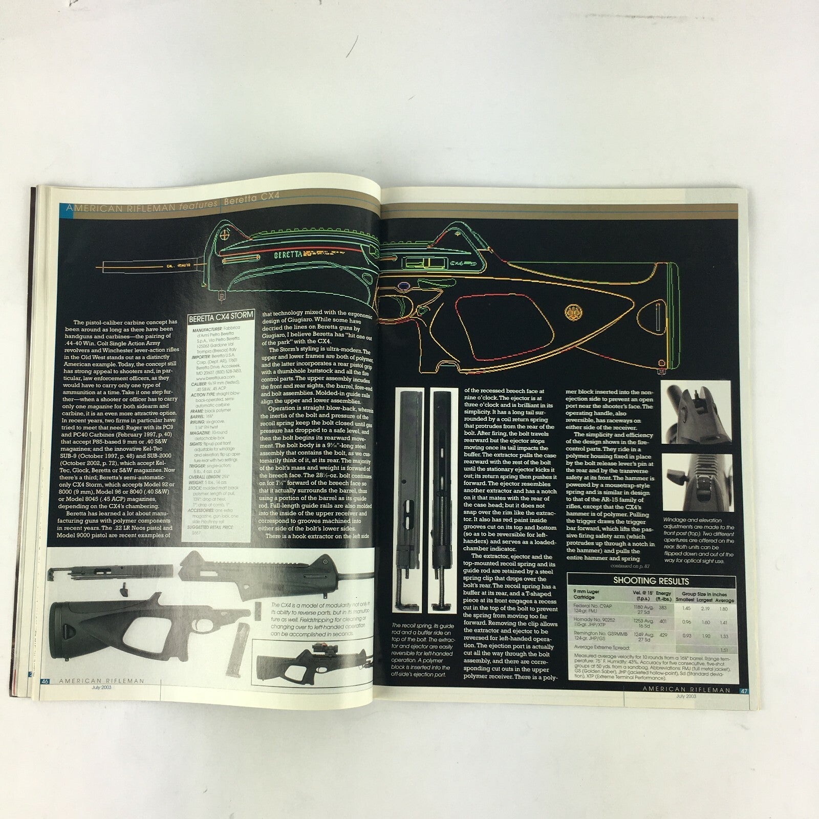 July 2003 American Rifleman Magazine Africa One Shot At a Time 