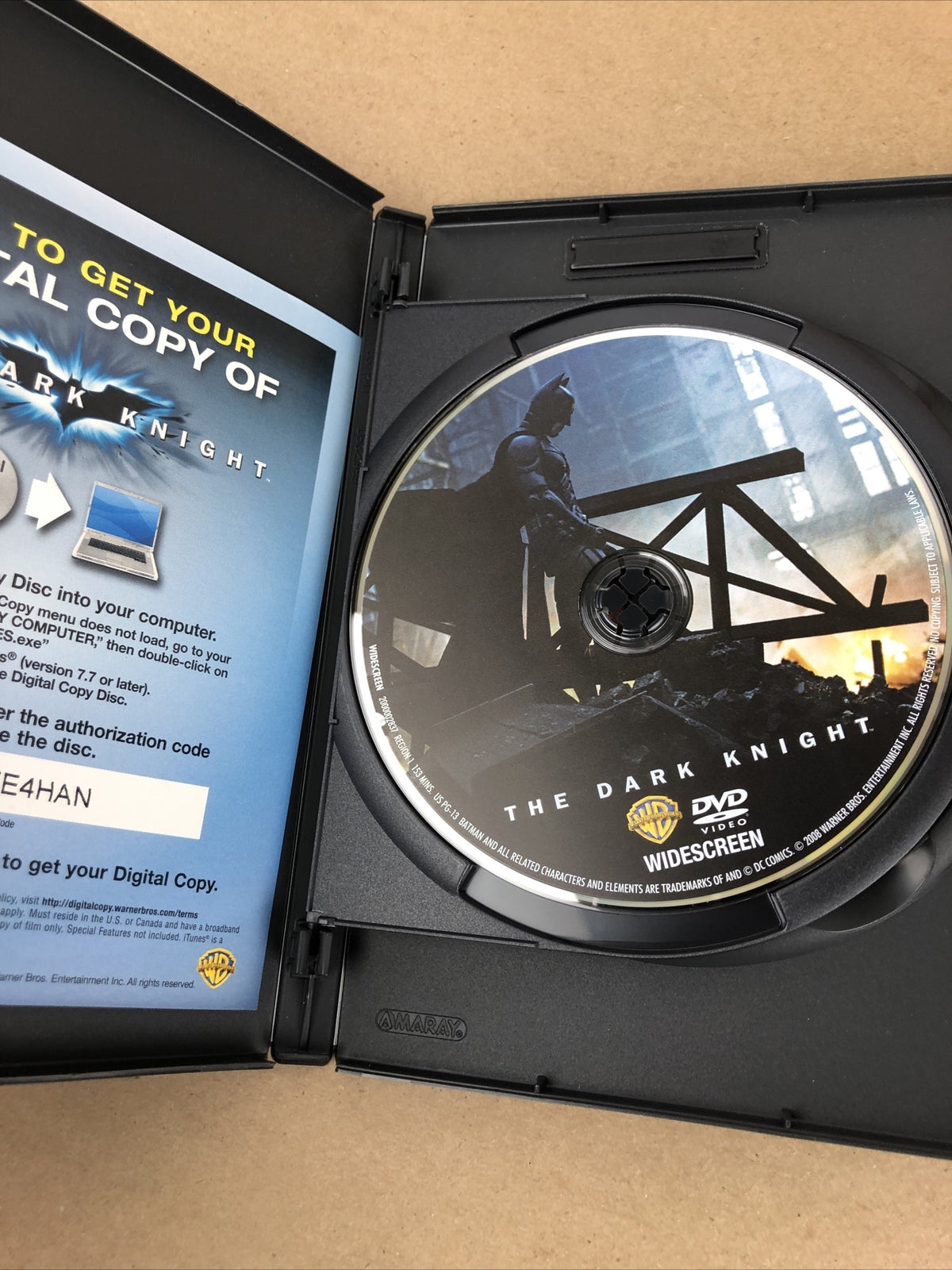 The Dark Knight (Two-Disc Special Edition) - DVD - Mint Discs W Sleeve Cover