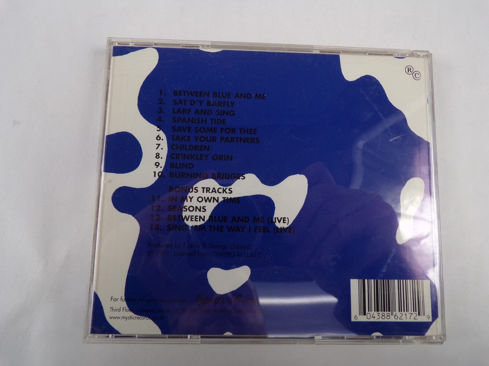 Fearless + 4 Bonus Fracks Including Unreleased Live Material  CD#59