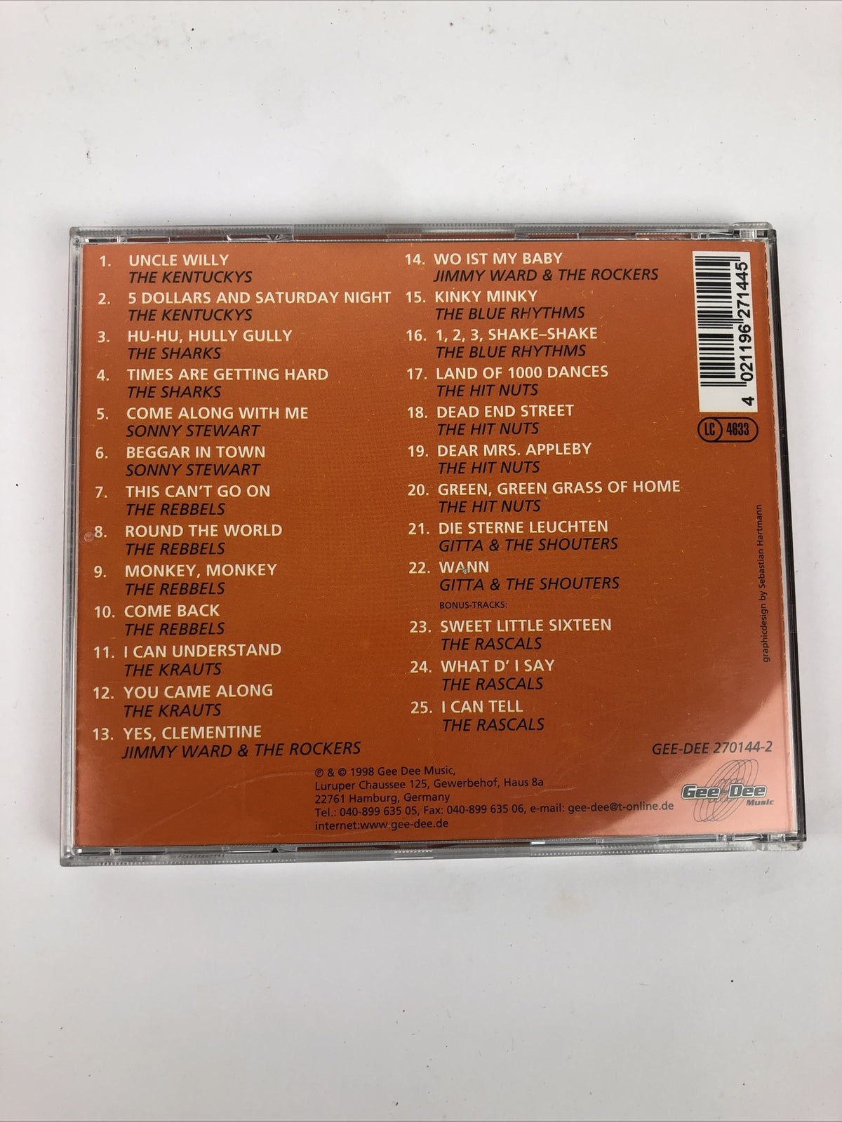 RARE & RAW BEAT FROM THE SIXTIES 60s VOL. 6 CD The Sharks The Krauts Rascals #2