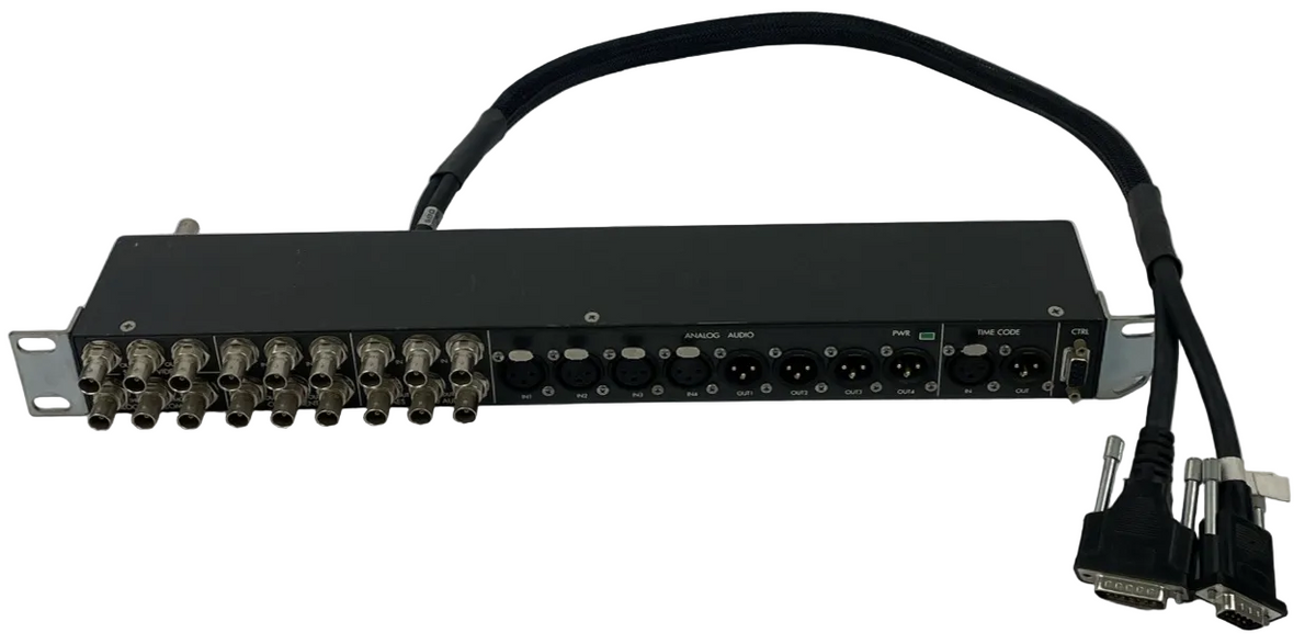 External Analog Audio Editing Breakout Box 1U Rackmount 3 Pin XLR