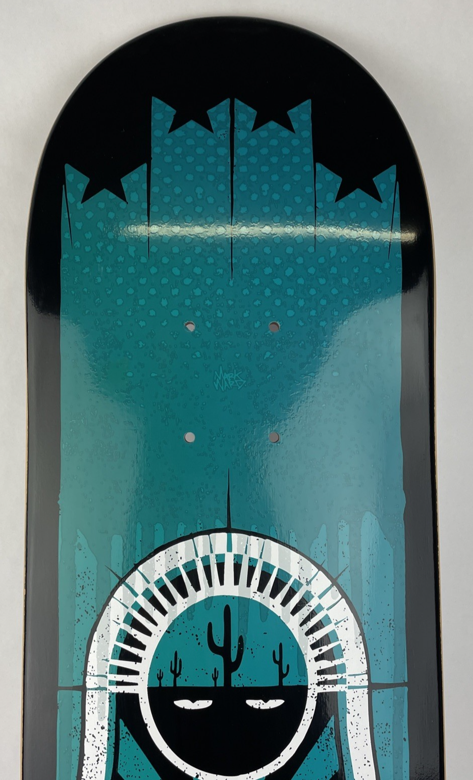 Vintage BLUEPRINT Skateboards Deck 7 7/8" Marty Murawski Babushka Purple Stain