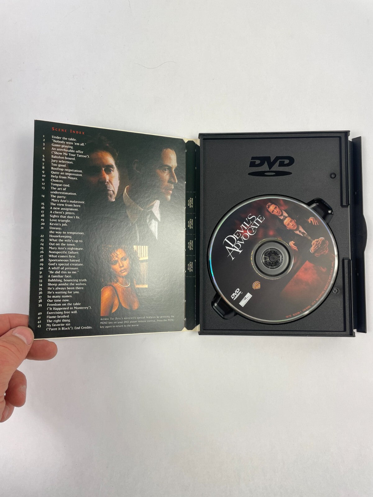 Devils Advocate Keany Reeves Al Pacino The Newest Attorney DVD Movie