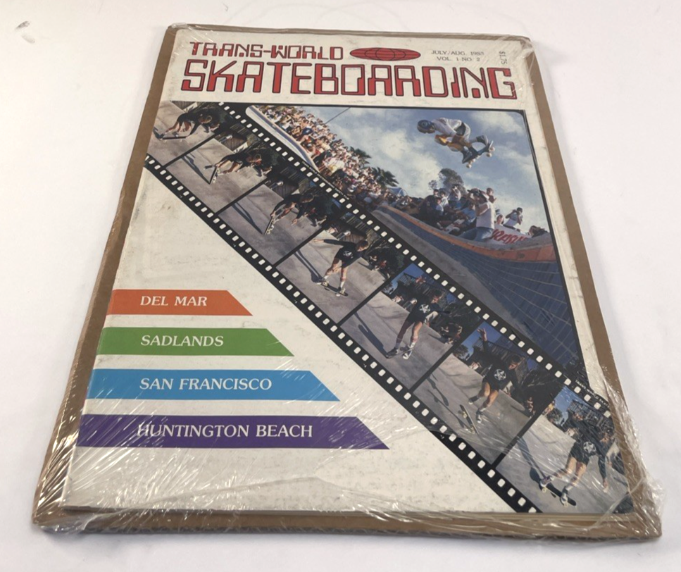 Trans-World Skateboarding Sports July/August 1983 Vol. 1 Issue 2 SADLANDS SF
