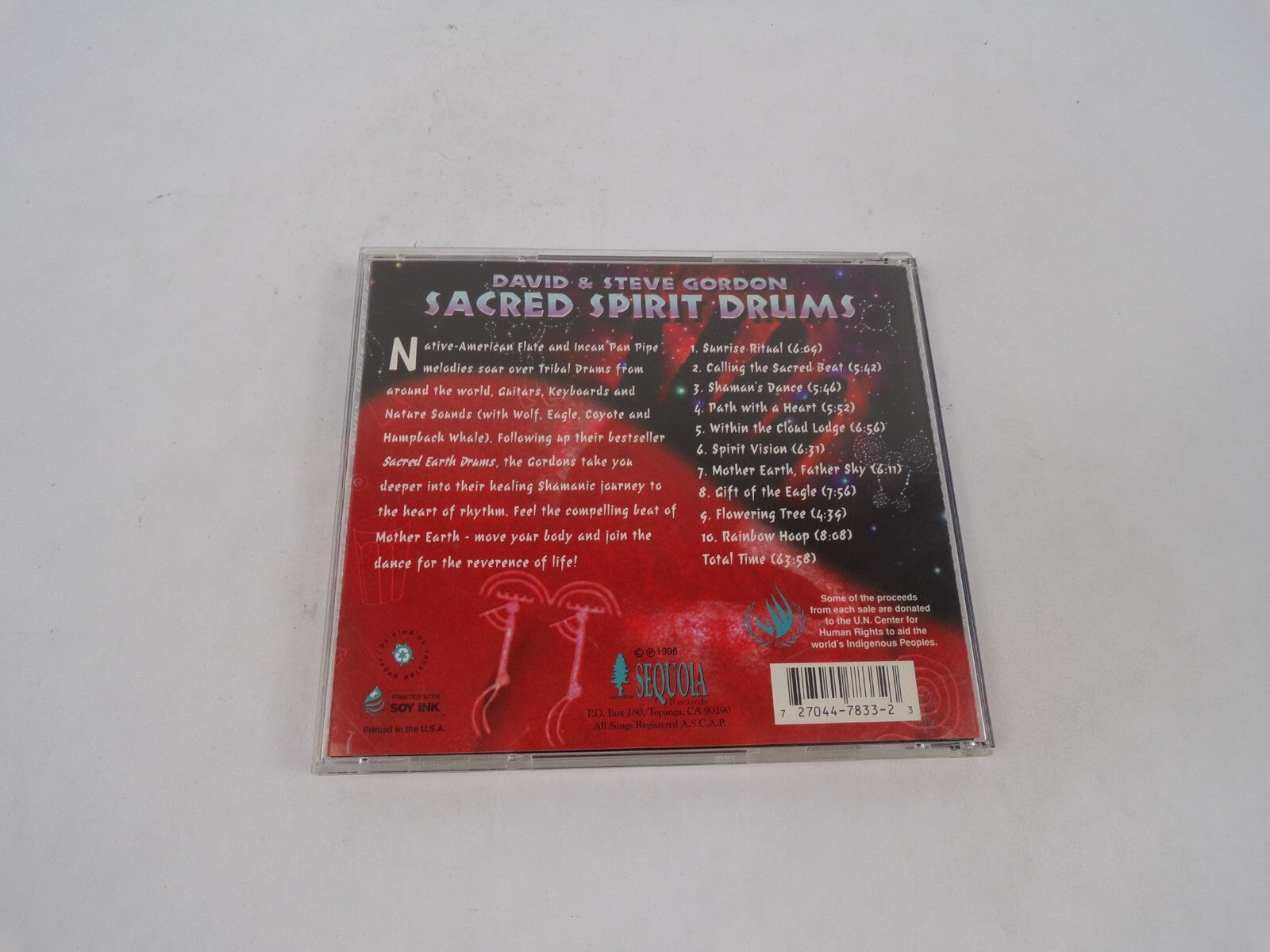 David & Steve Gordon Sacred Spirit Drums With Native-American Flute, SoundsCD#71