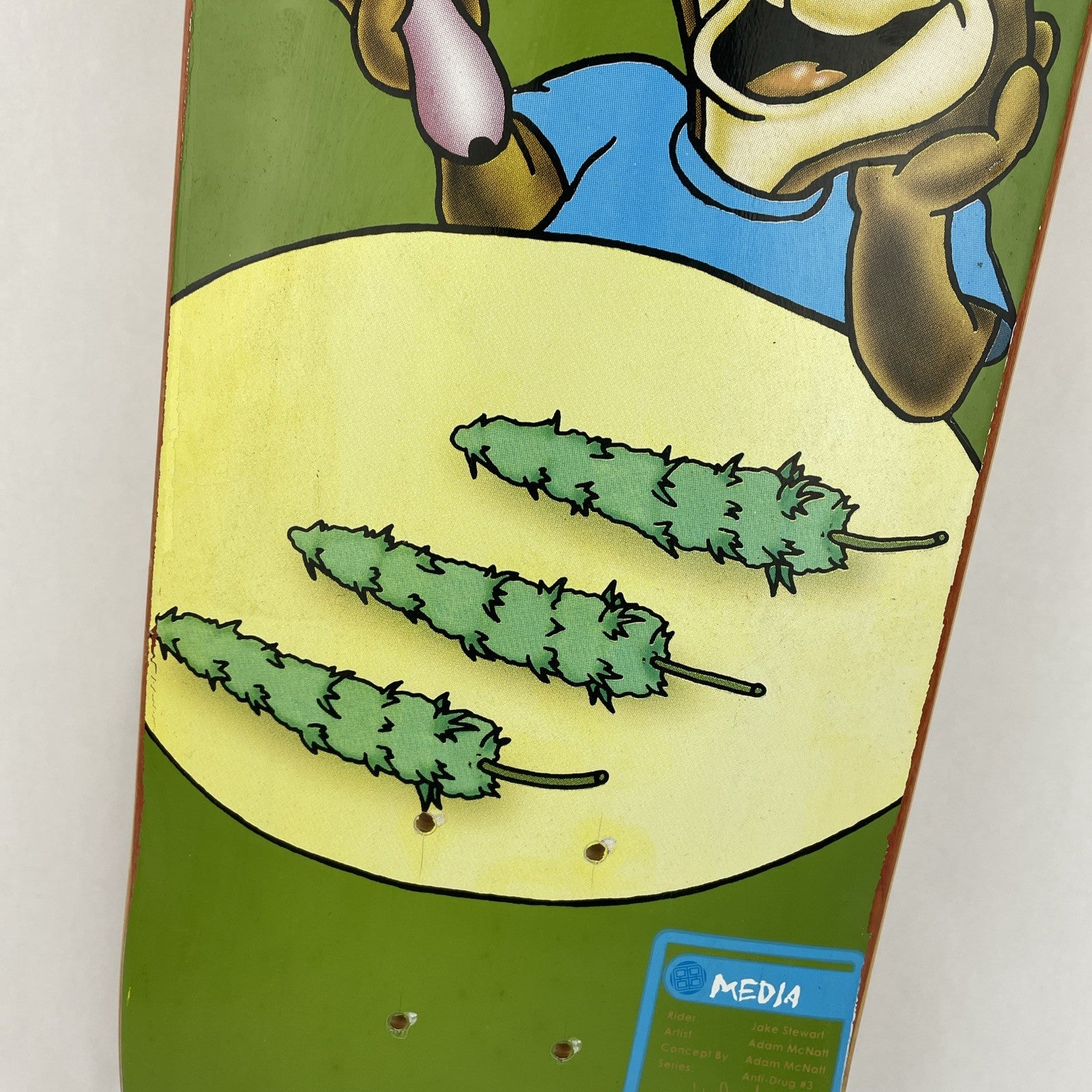 Media Skateboards Skateboard Deck Jake Stewart Golden Crypt Adam Mcnatt Artwork