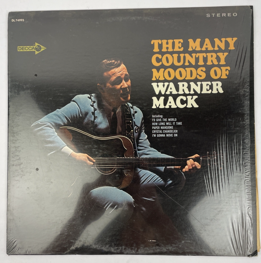 Warner Mack LP Vinyl Record The Many Country Moods of Warner Mack Decca DL75995