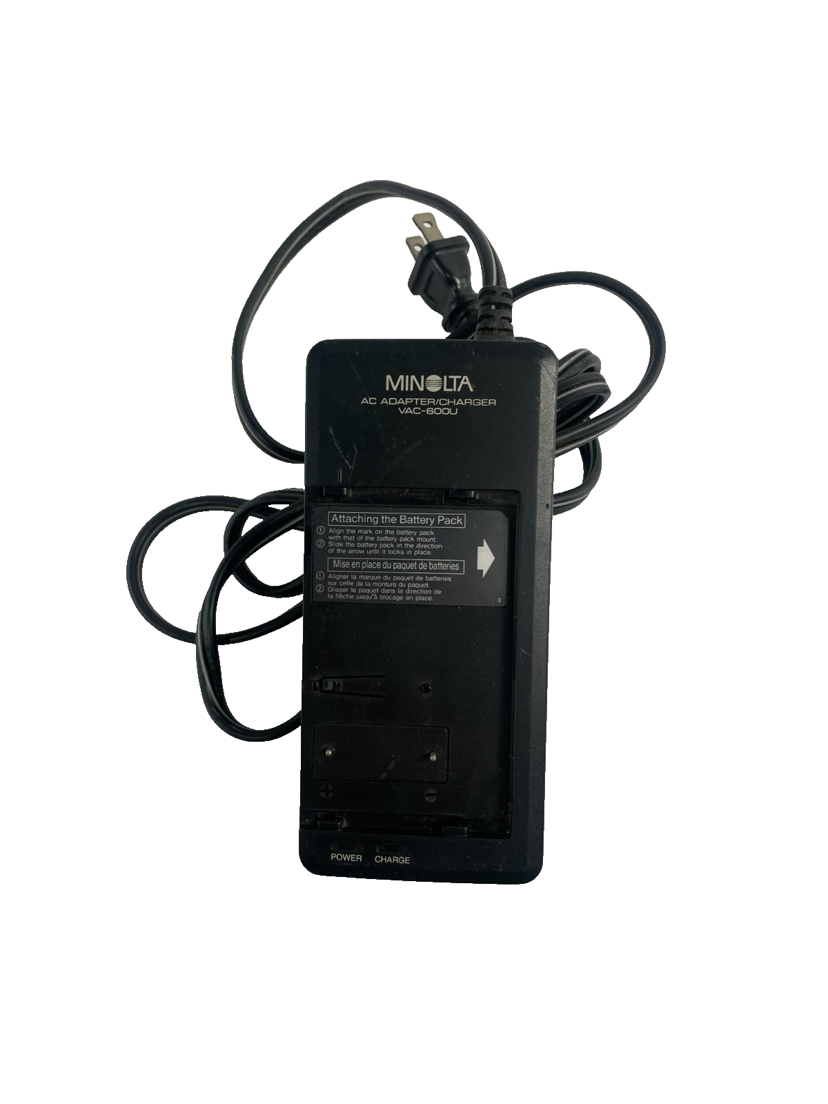 Geniune Minolta Model VAC-600U Output 6V 1.8A Power Supply AC Adapter #A83