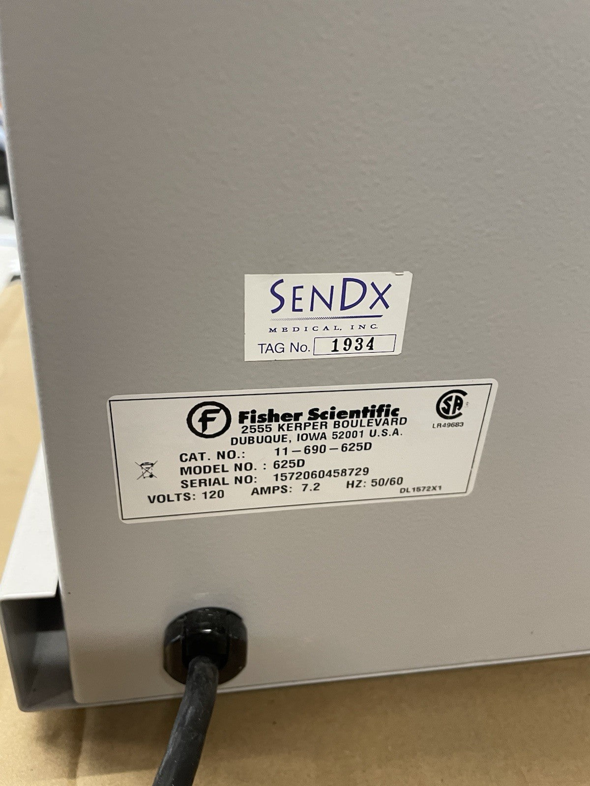 Fisher Scientific 625D Isotemp Incubator Oven 11-690-625D