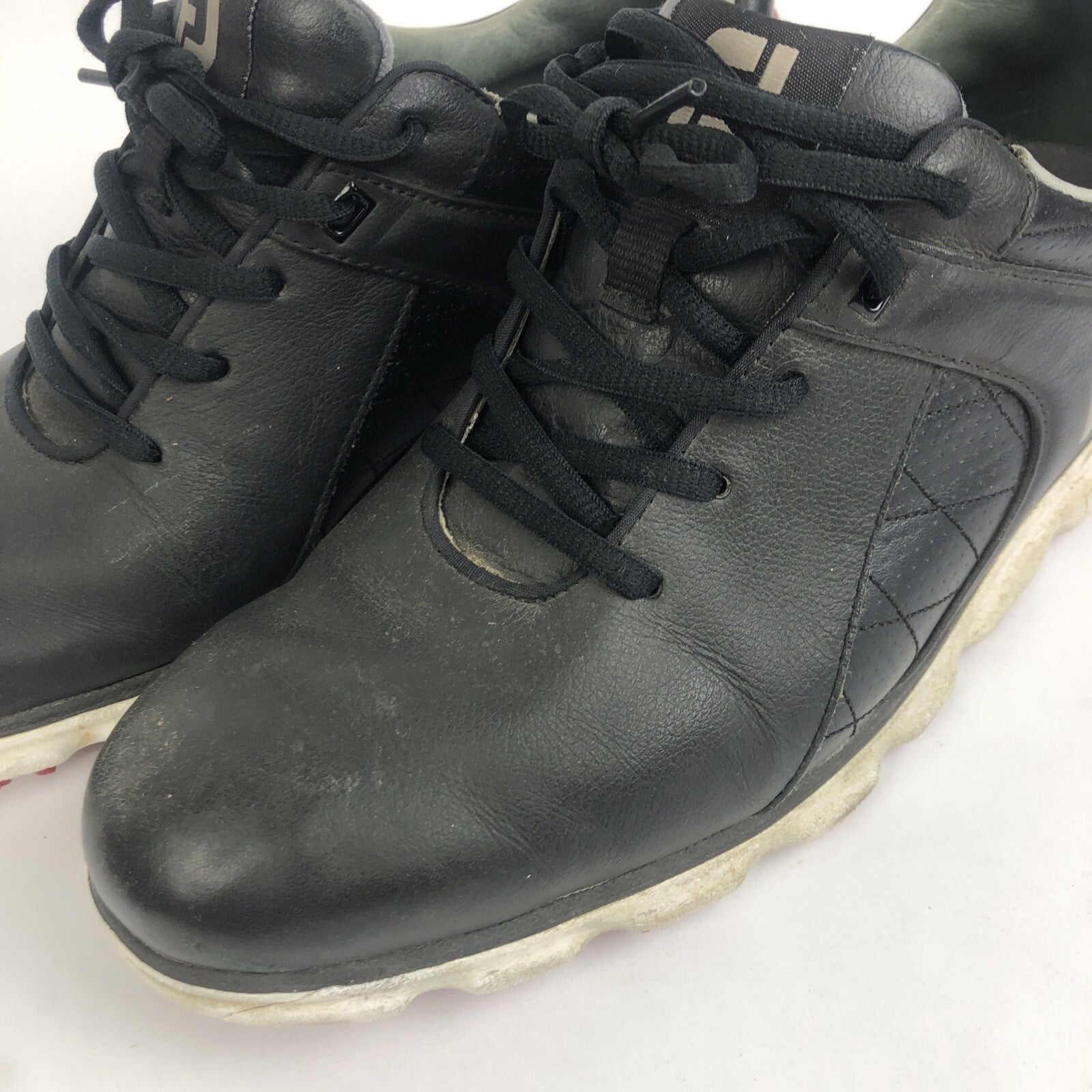 FootJoy Pro SL spikeless black leather golf shoes men size 10M model 53594