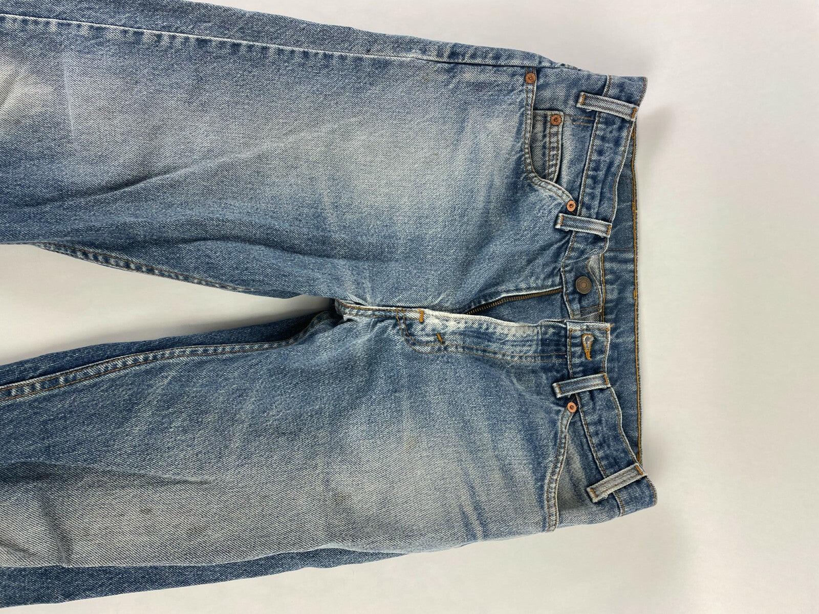 Levi's Men's Light Blue 505 Regular Fit Straight Leg Jeans Size W 32 L 32
