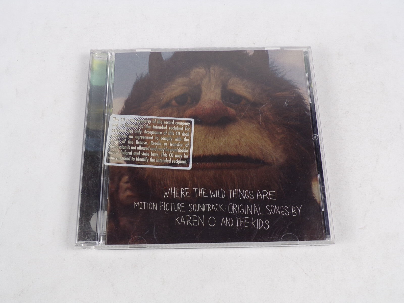 Where The Wild Things Are Motion Picture Sound Track All IS Love Hideaway CD#54