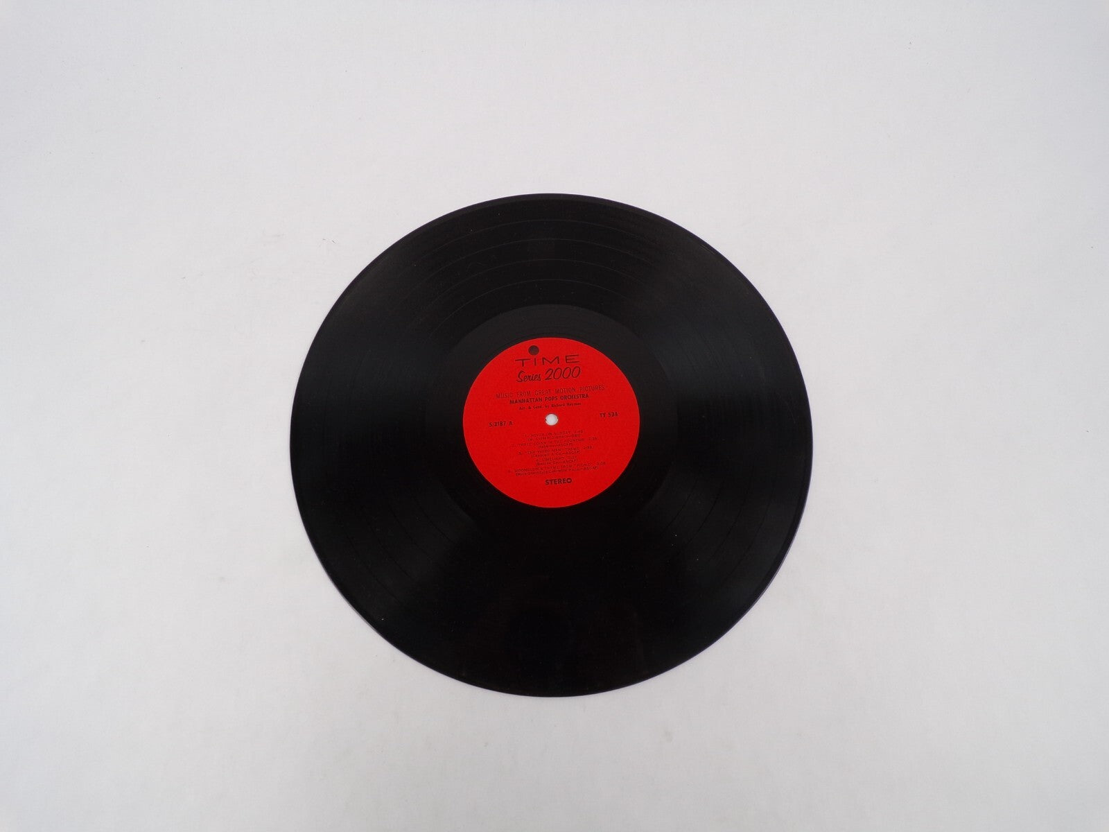 Great Motion Pictures Manhattan Pops Orchestra Never On Sunday Vinyl Record