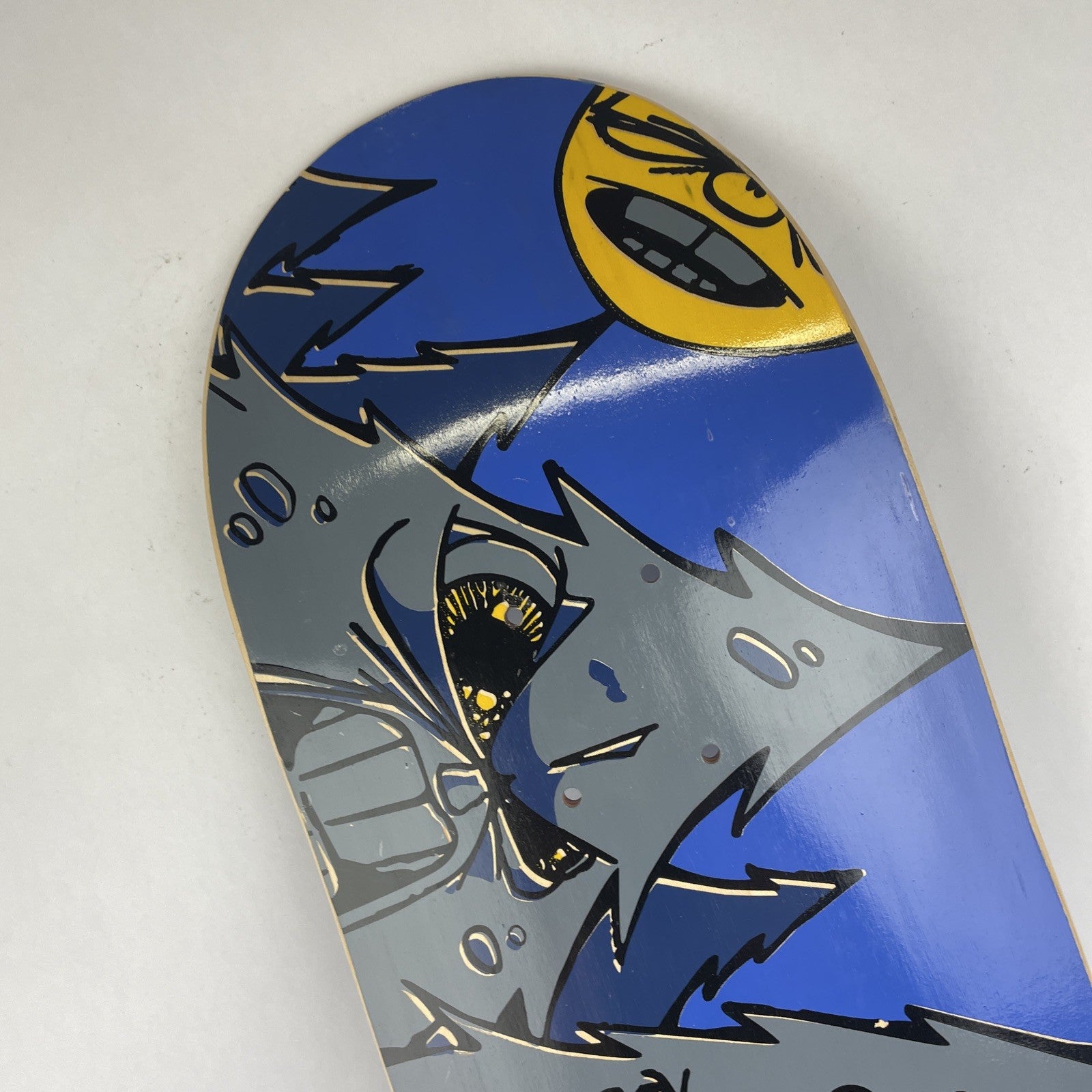 Woodchuck Wood Laminates Circa 1996 " Angry Trees " Skateboard Deck 8" x 31.5