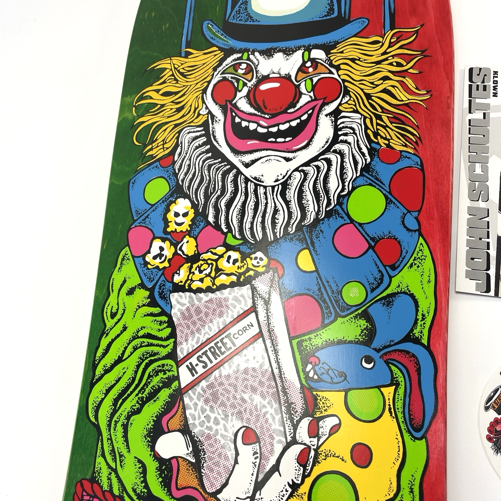 John Schultes A Series Clown H-Street Skateboard Deck Limited Edition #14 of 136
