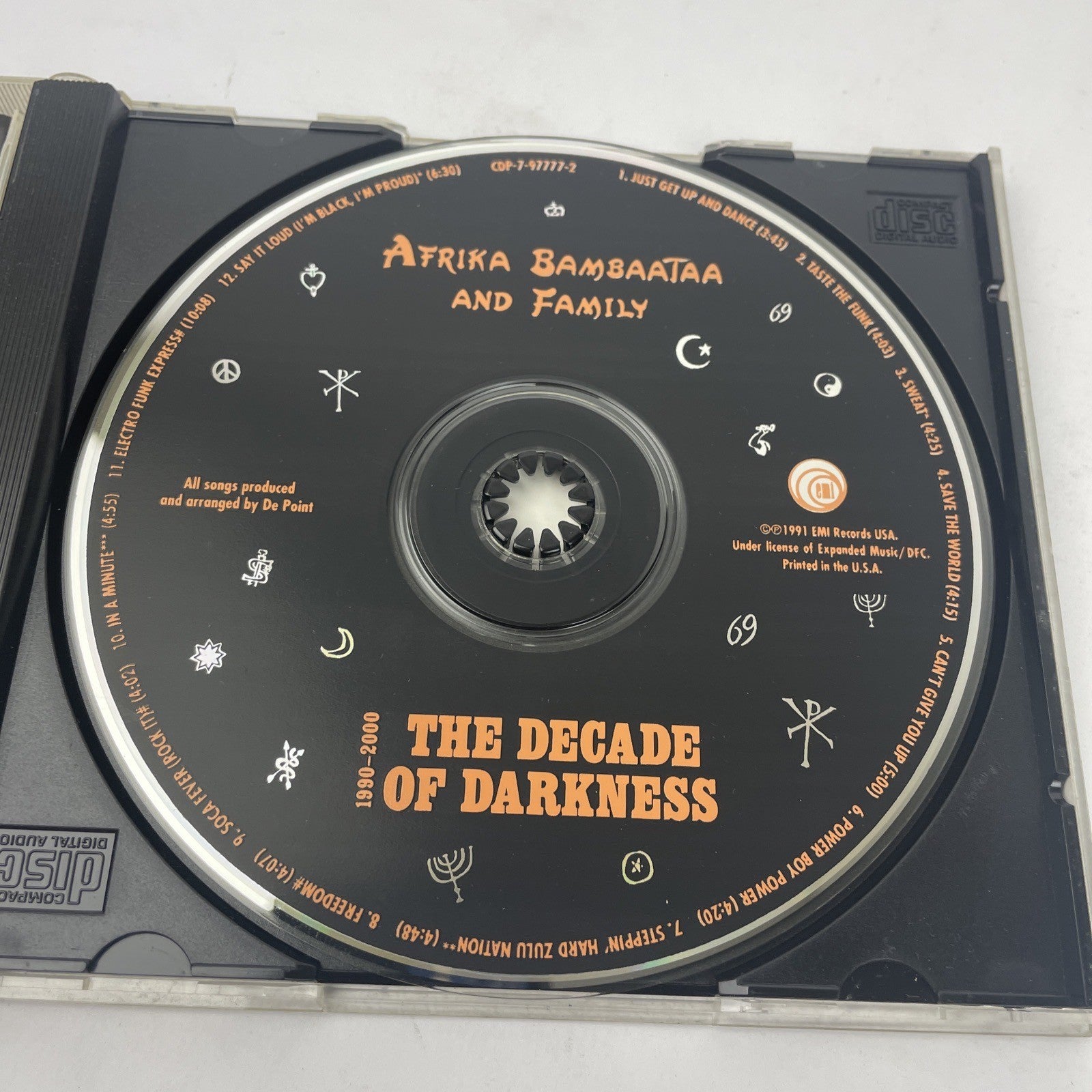 1990-2000 : The Decade of Darkness by Afrika Bambaataa (CD, 1991, EMI) #1