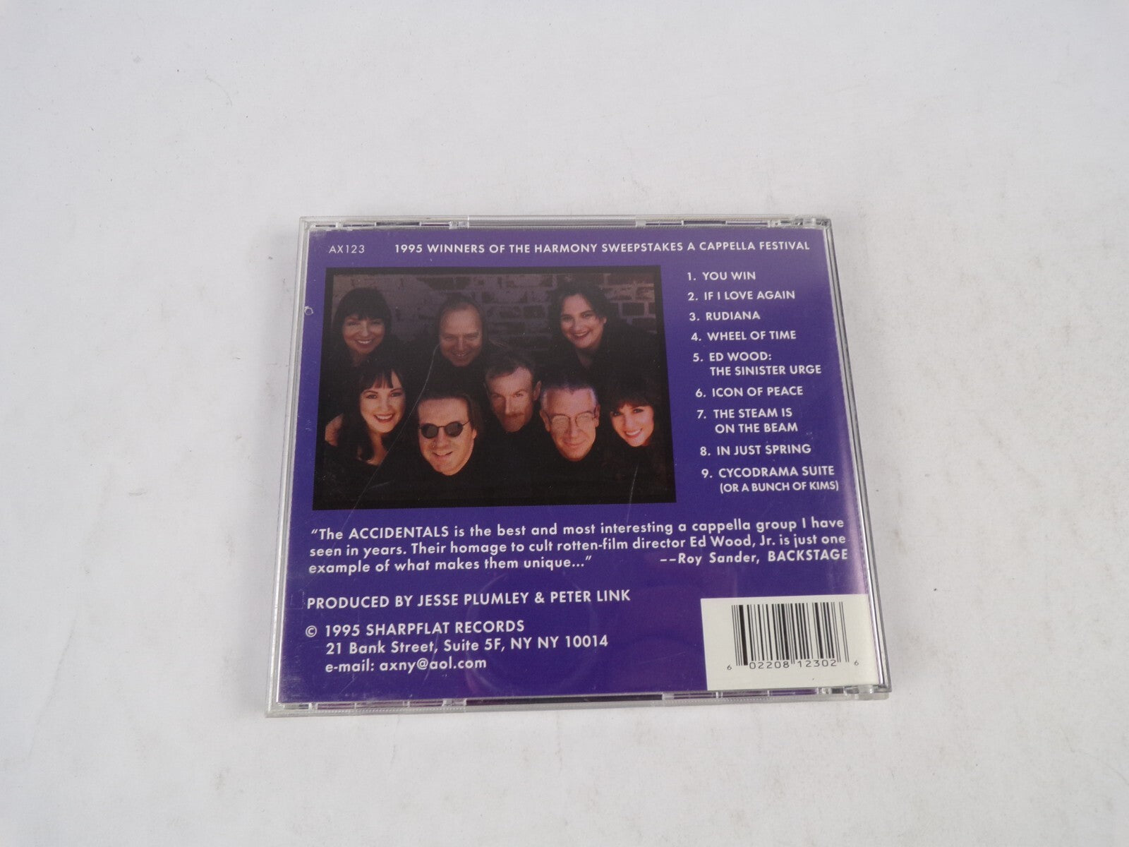 The Accidentals You Win If I Love Again Wheel Of Time Icon Of Peace CD#34