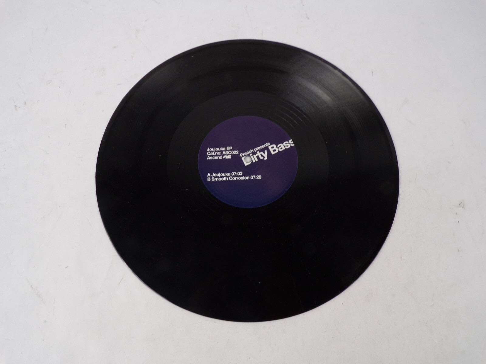 Ascend Recordings Dirty Bass Joujouka Smooth Corrosion Vinyl Record
