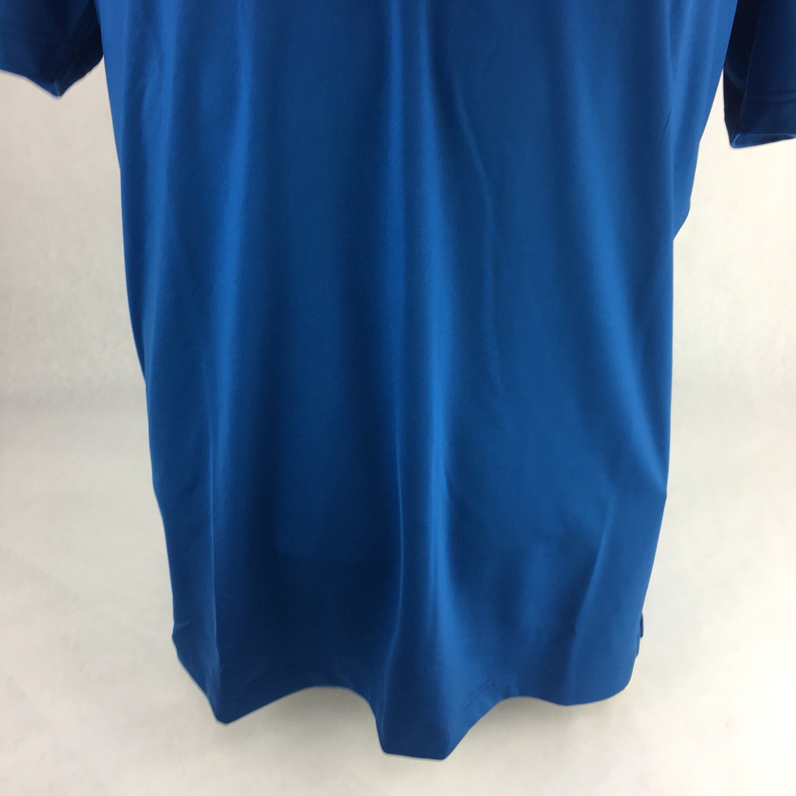 Adidas Golf Men's Ultimate 2.0 Solid Blue Polo Shirt Medium