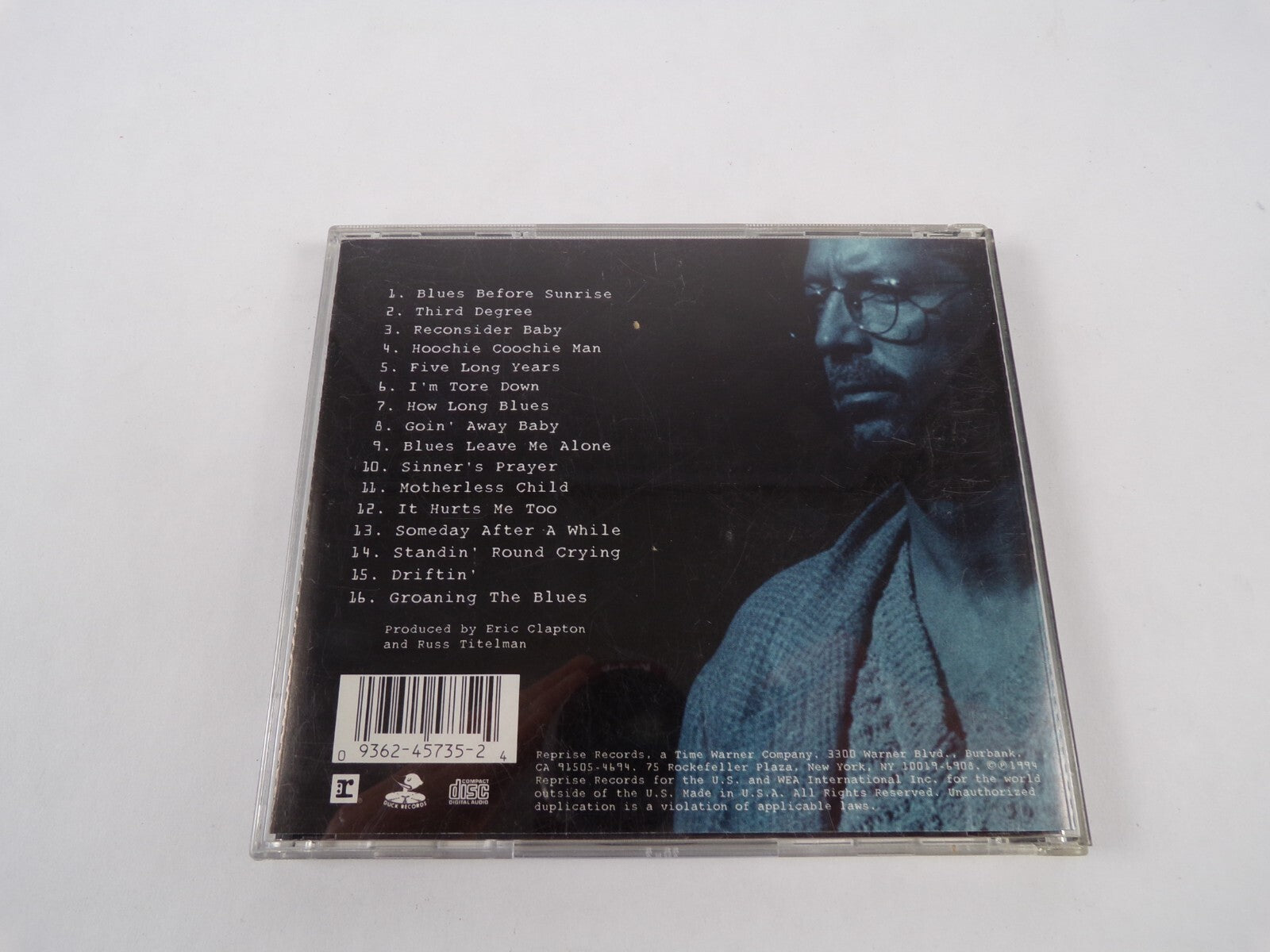 From The Cradle Eric Clapton Blue Before Sunrise Third Degree Reconsider CD#27