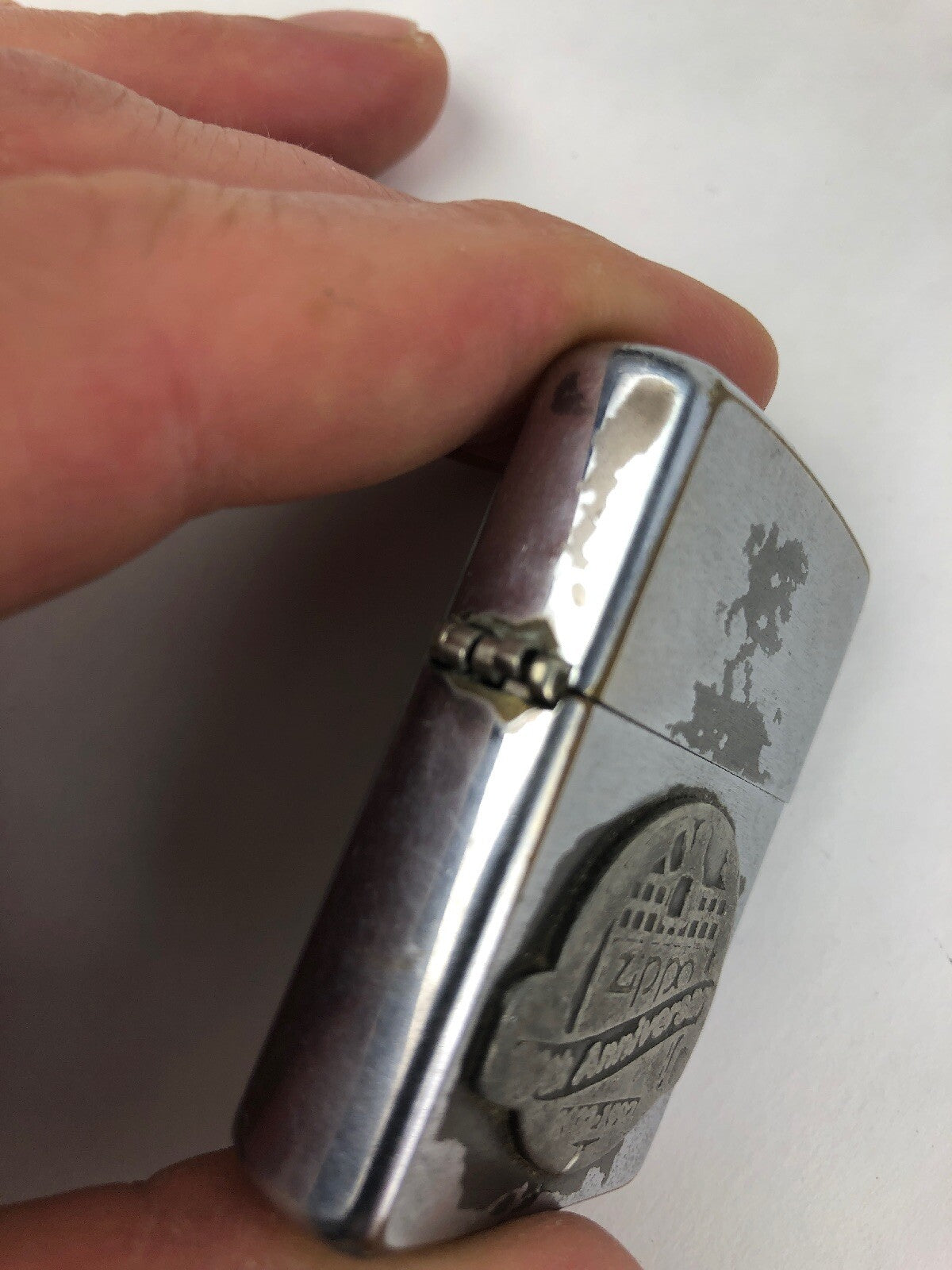 60th Anniversary Vintage OEM Zippo Rare Collectors Edition Flip Lighter - LOOK