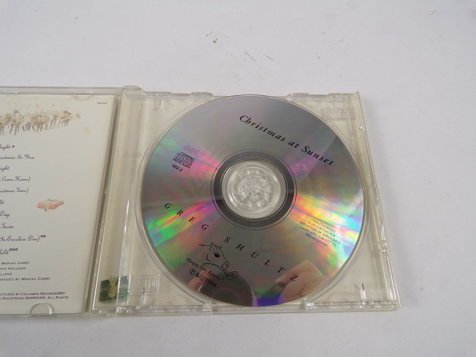 Mariah Carey Merry Christmas Columbia Silent Might O Holy Might Miss You CD#51