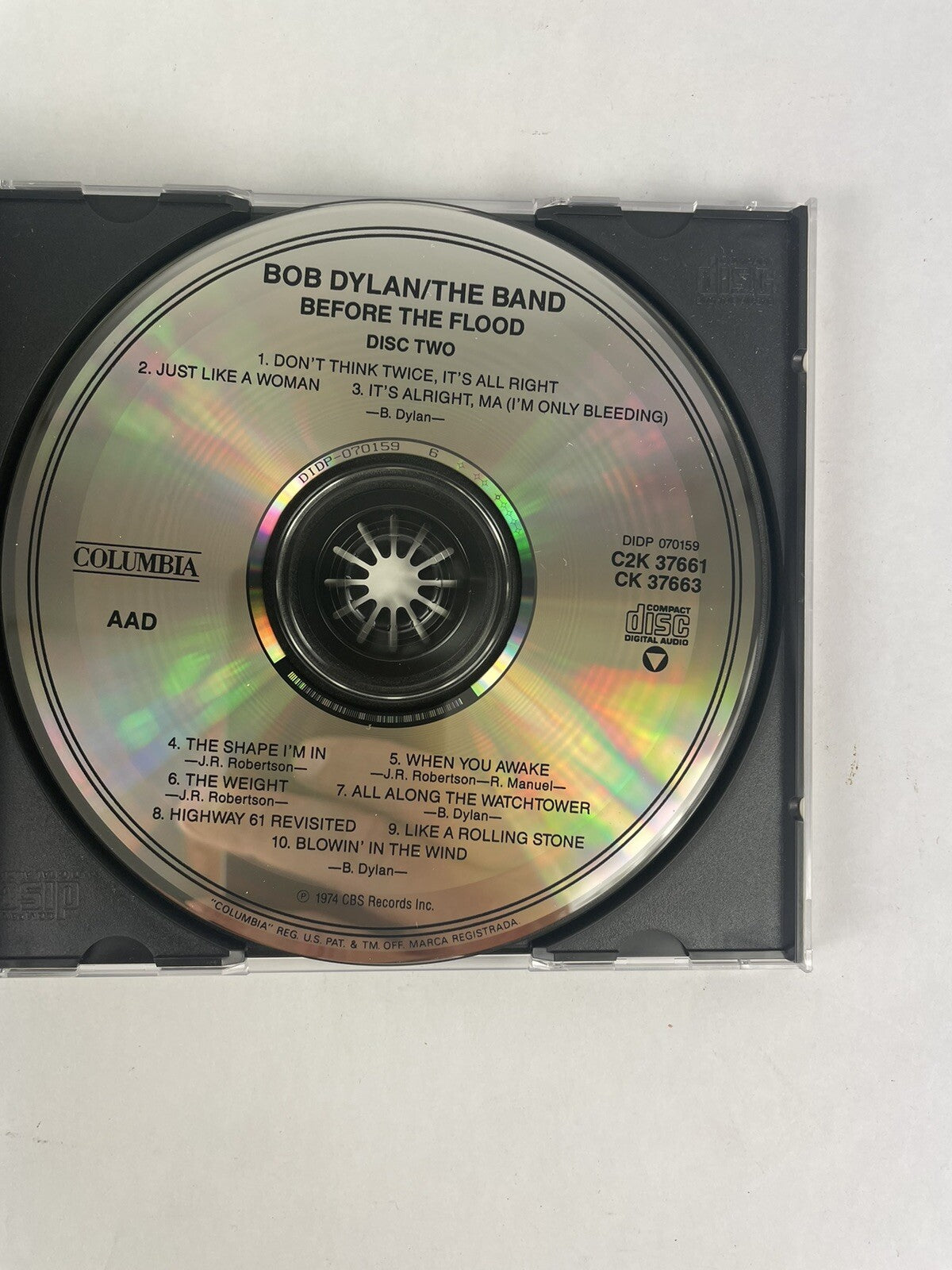 Bob Dylan/The Band - Before The Flood (CD, 2 Discs)     #15