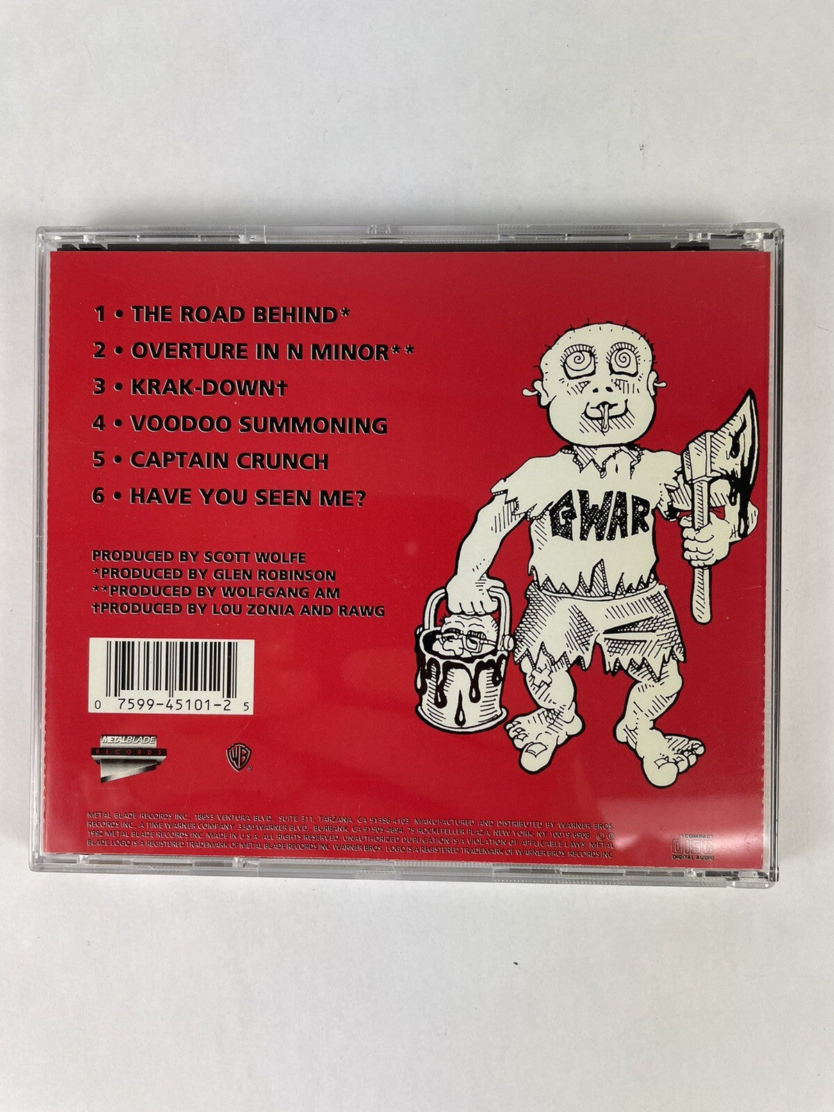 Gwar - The Road Behind (1992, Metal Blade) CD #7