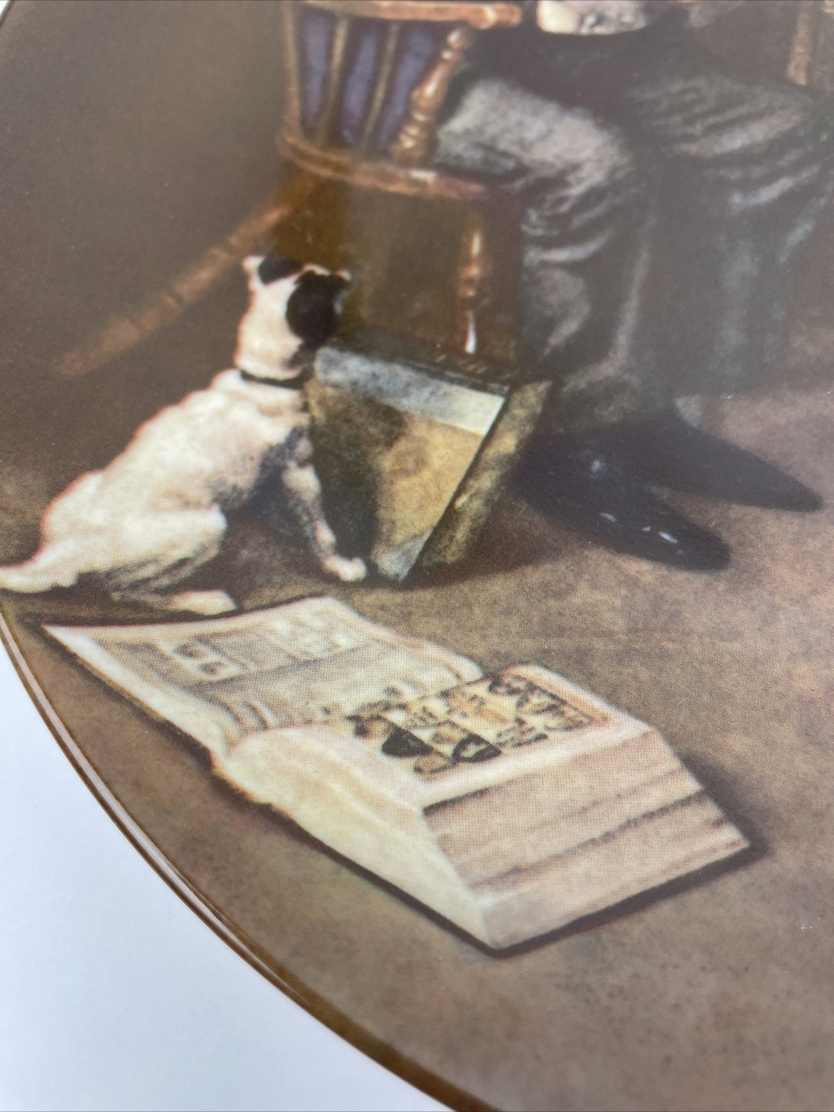 Norman Rockwell, Edwin Knowles Collection, The Story Teller, 1983 AC 7636