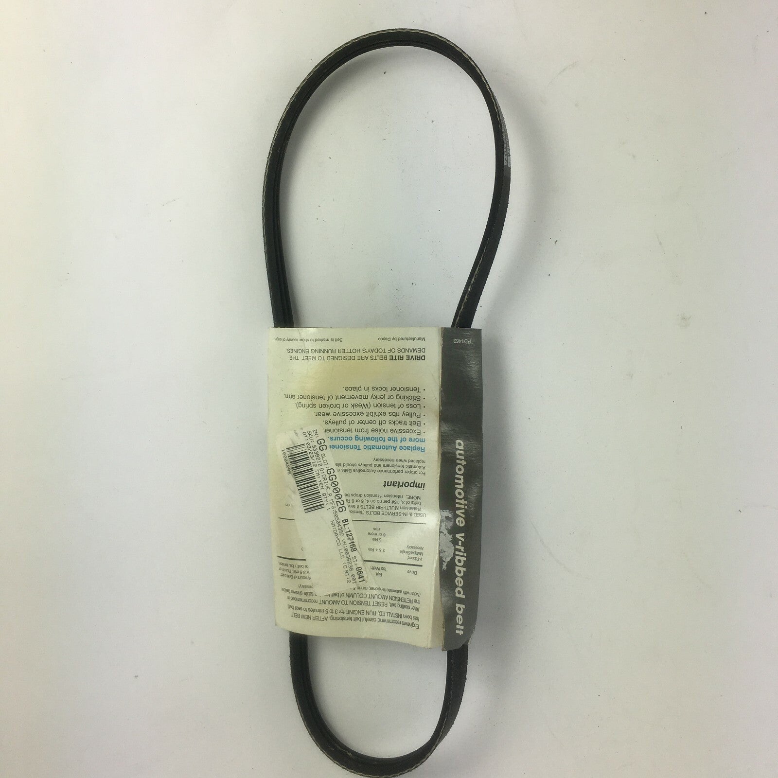 Genuine Drive Rite Automotive V-Ribbed Belt 5050435DR-5PK1105 A1