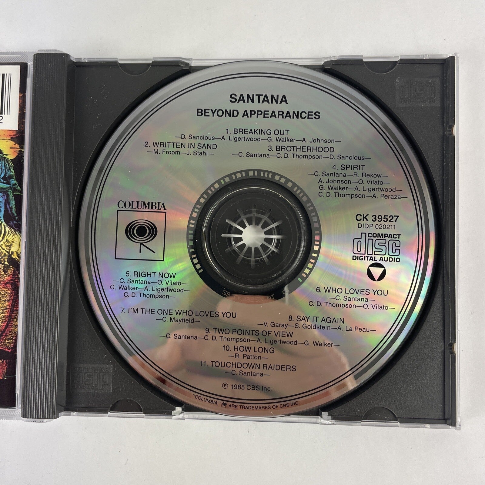SANTANA - Beyond Appearances CD (1985)    #17