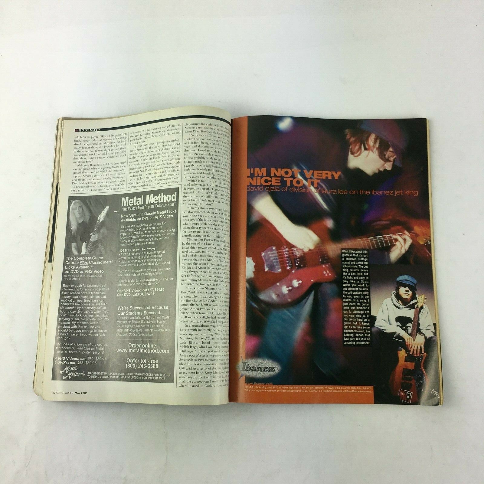 May 2003 Guitar World Magazine Summer Tour Invasion! Sanitarium Linkin Park
