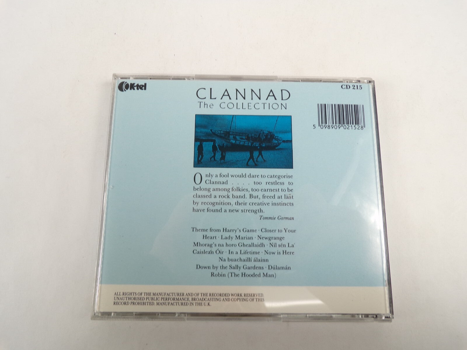 Clannad The Collection Theme For Harrys Game Closer To Your Heart CD#52