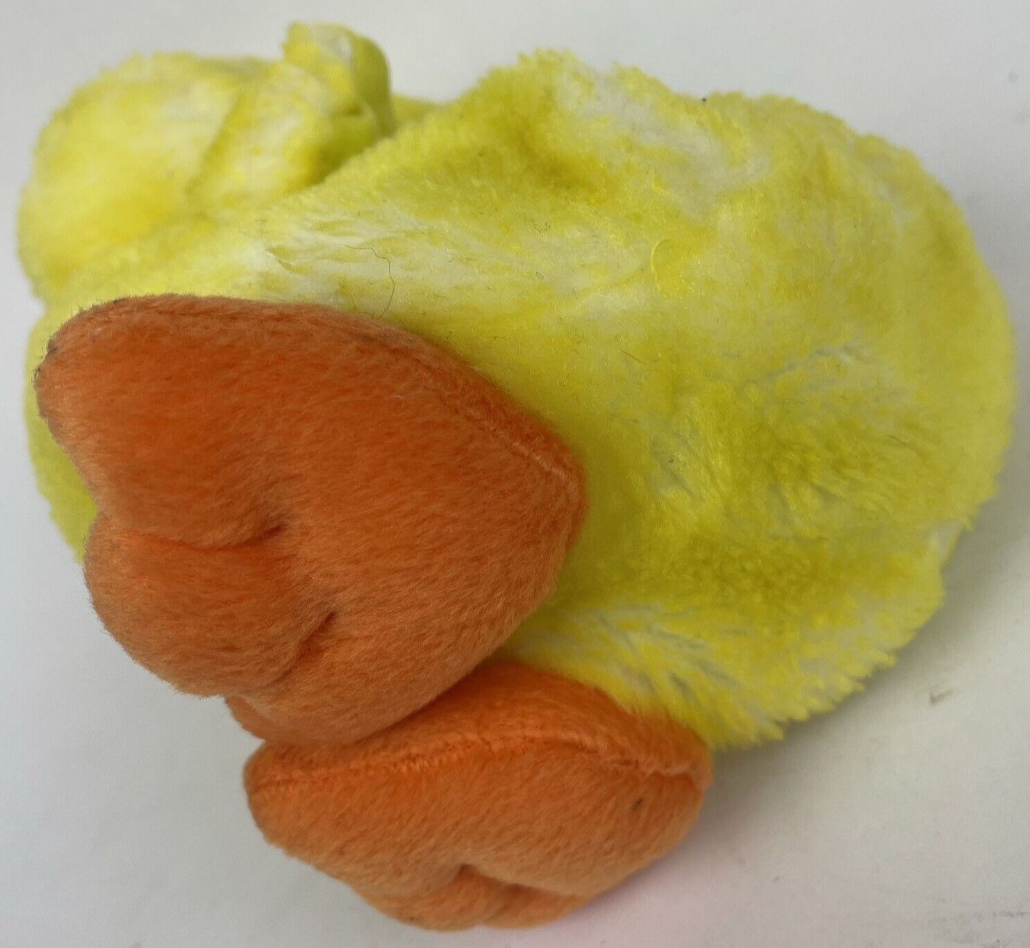 Rare Duck Duckling Plush Hand Purse Bag Pouch Vintage Blue Liner  Zipper Close