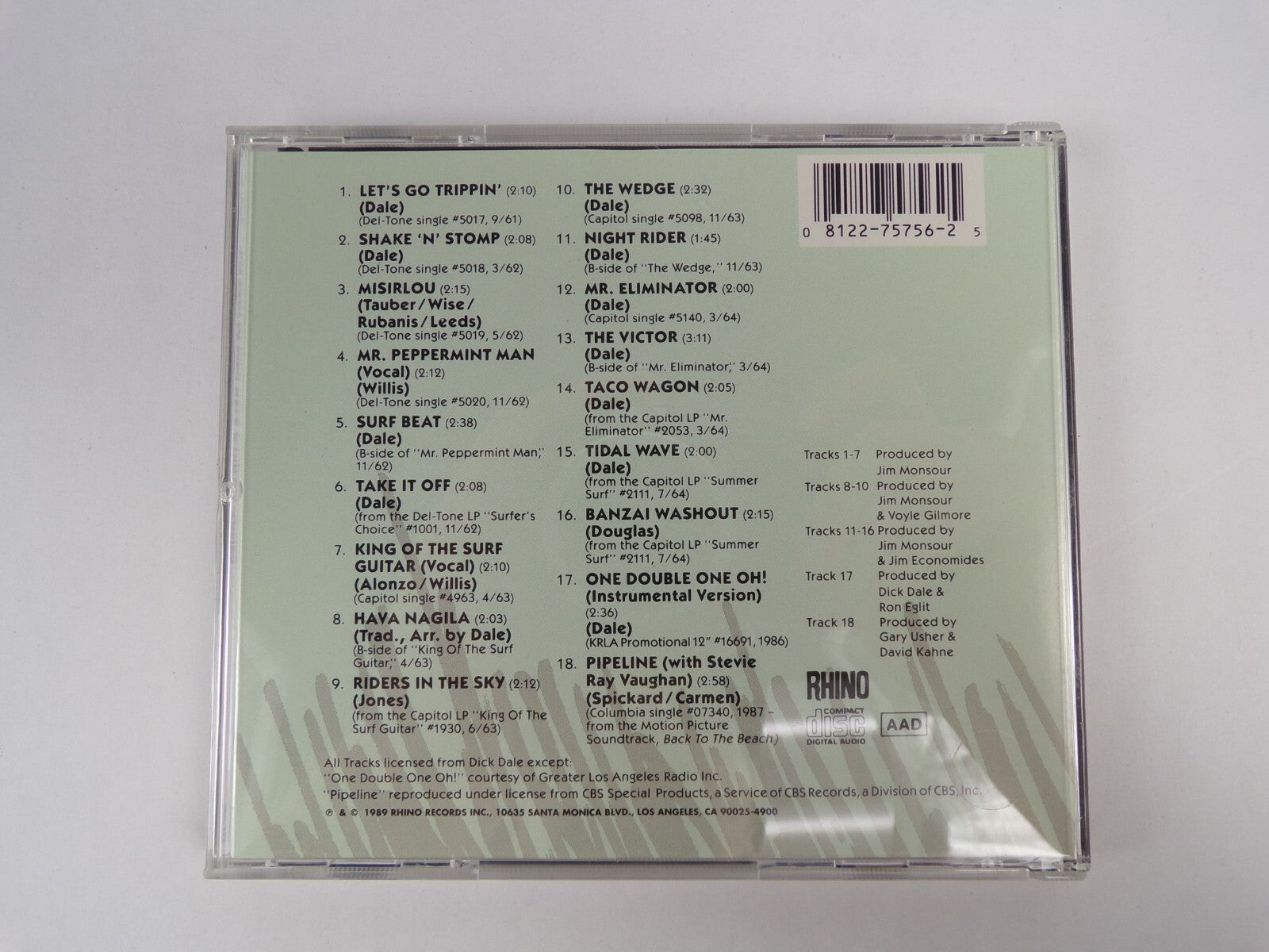 The Best Of Dick Dale & His Del Tones CD #13
