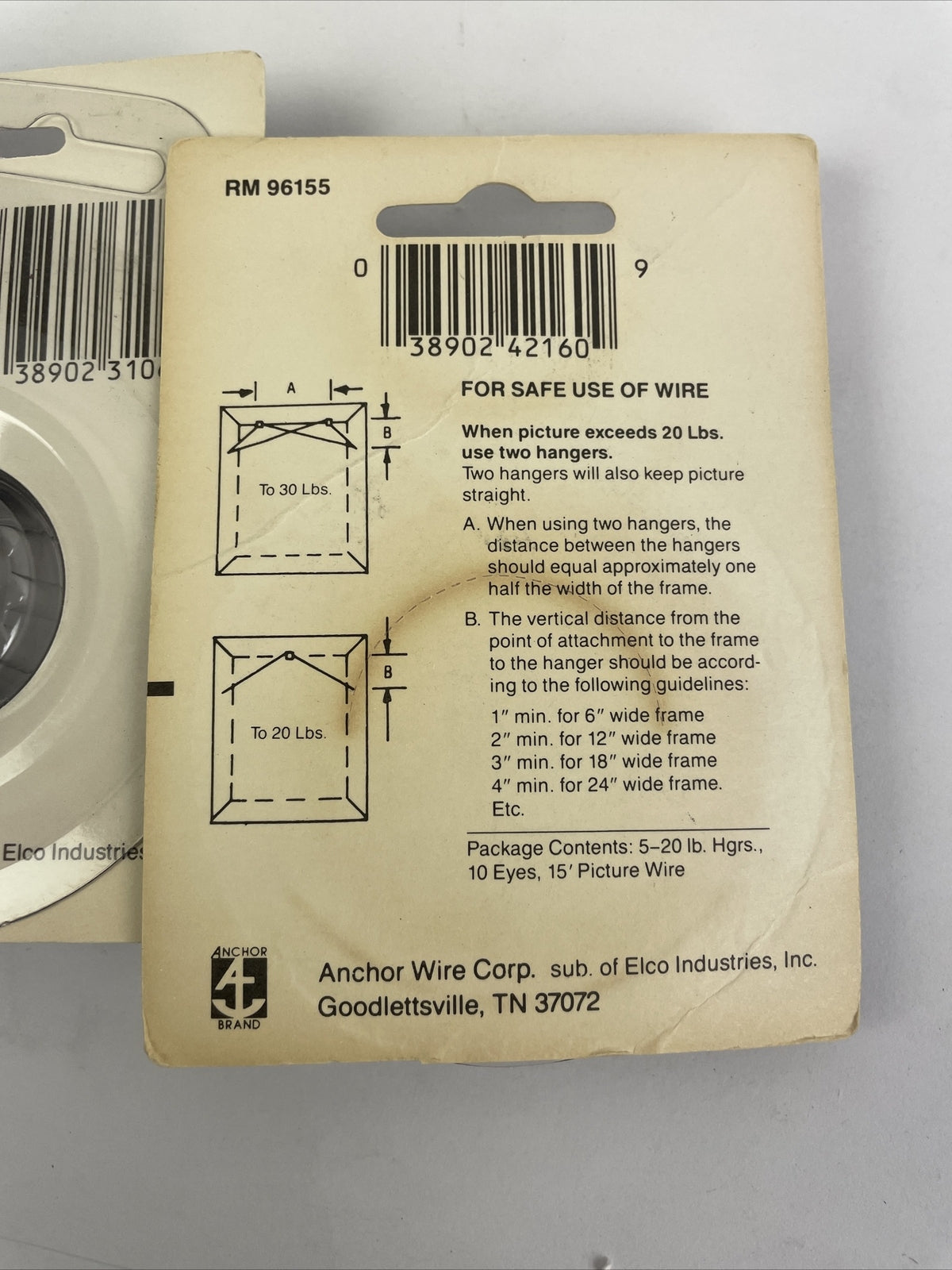 Hillman DARK ANNEALED STEEL WIRE 50 ft 19 Gauge Galvanized 20lb Capacity 123110