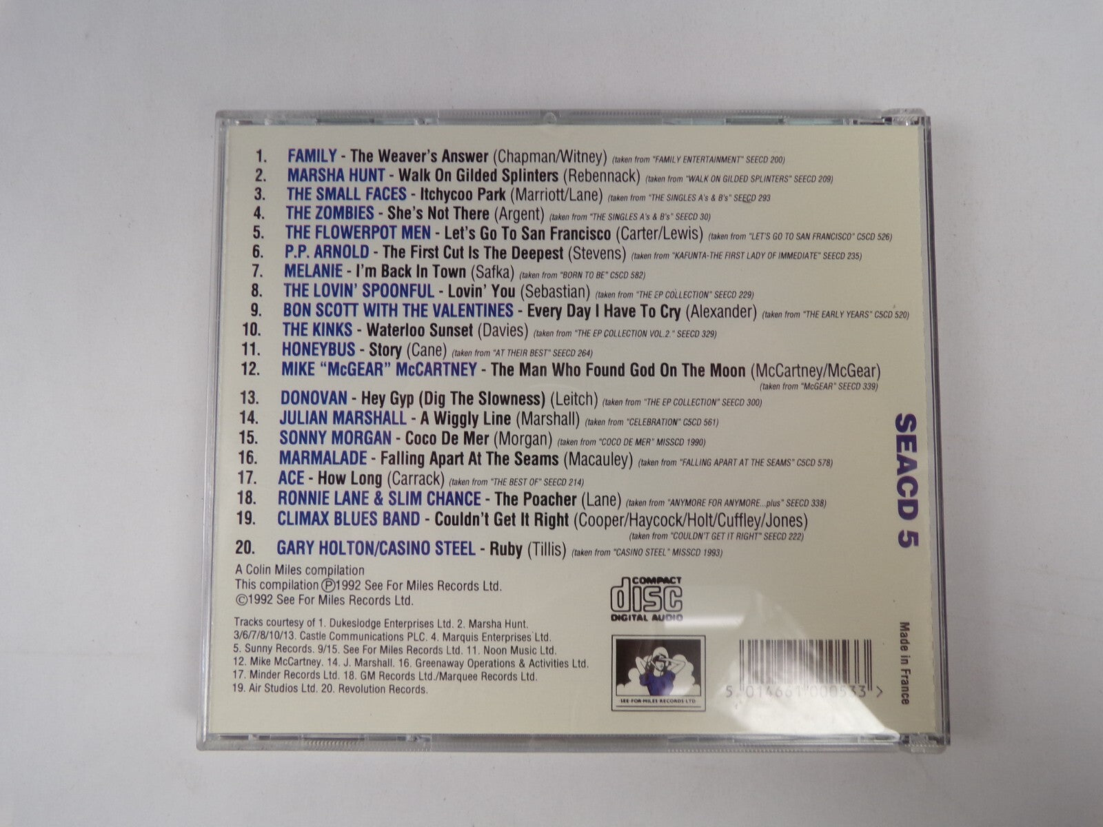 Your Starter For Ten .....The See For Miles 10th Anniversary Sampler CD #19