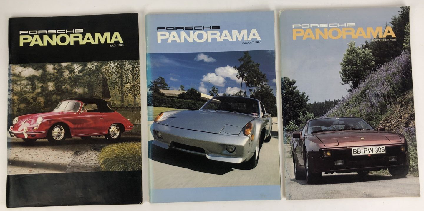 Porsche Panorama Magazine - 1986 Complete Set 30th Anniversary 12 issue -  RARE