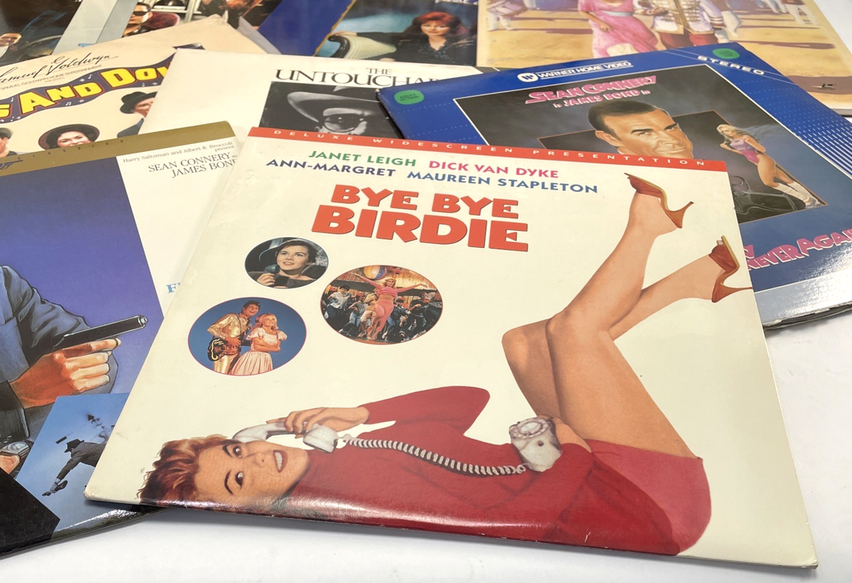 Lot 0f 13 Laserdisc s The Untouchables 007 James Bond My Fair Lady  Terminator 2