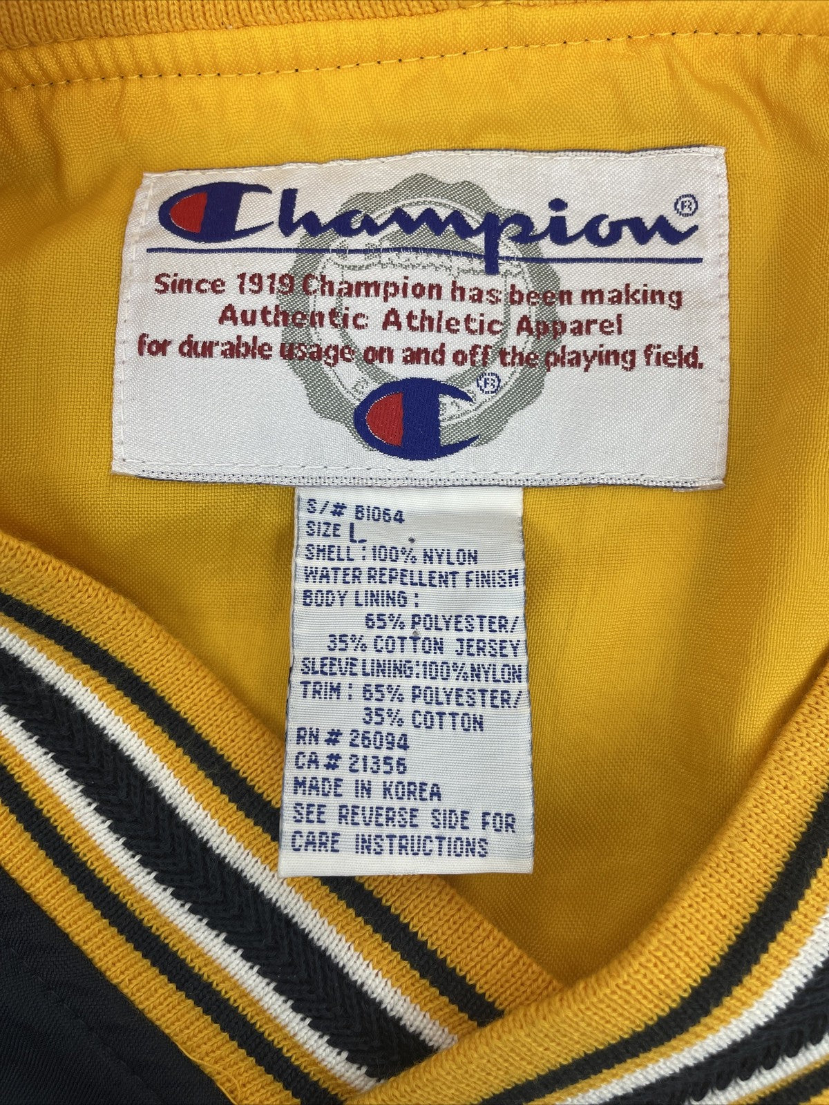Vintage 90s UCLA Rose Bowl 1999 Pullover Lined Windbreaker Mens Large Navy Blue