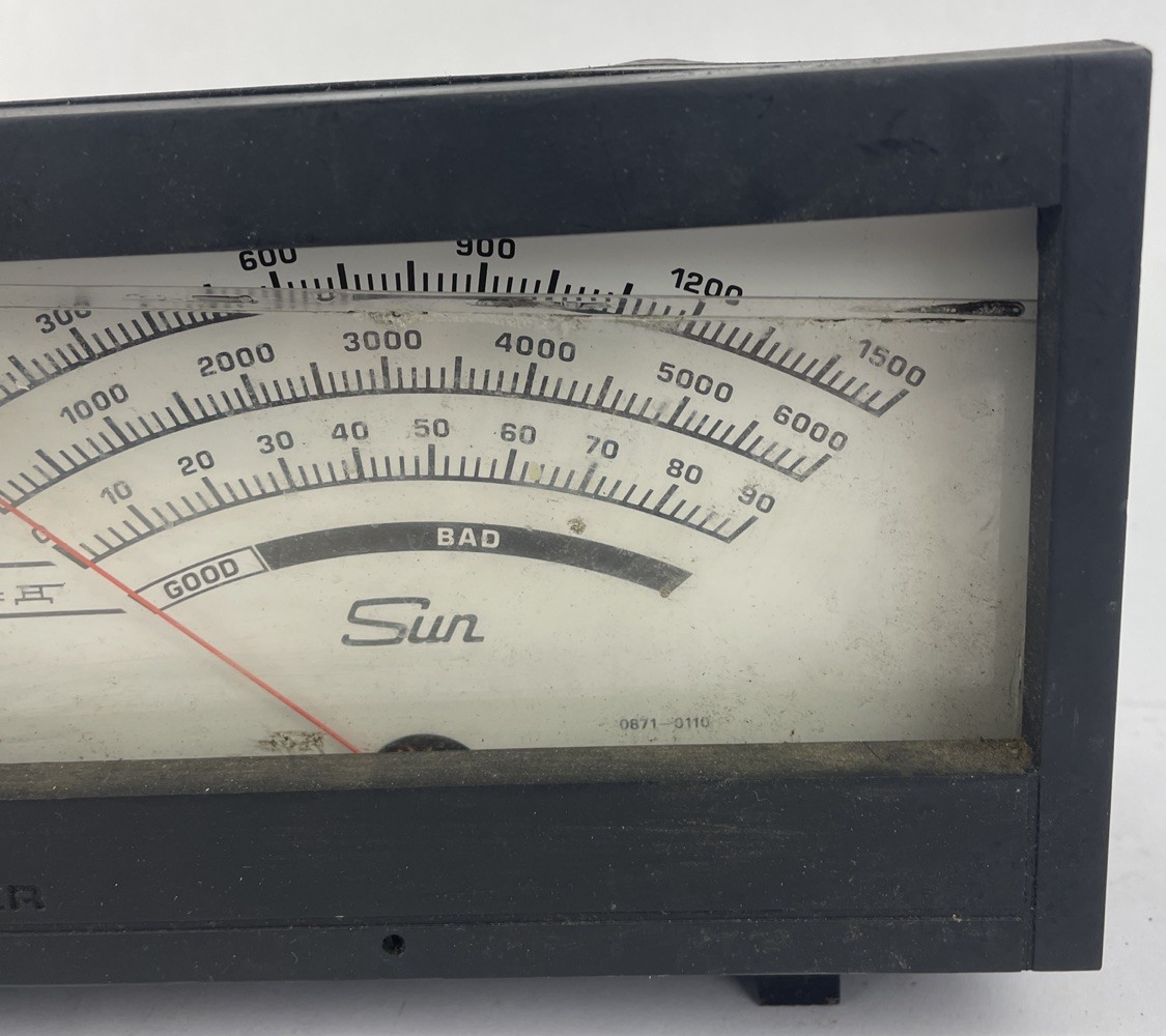 Vintage Sun Dwell Tachometer CP-7601 Tune-up Automotive Engine Tester Car Tool