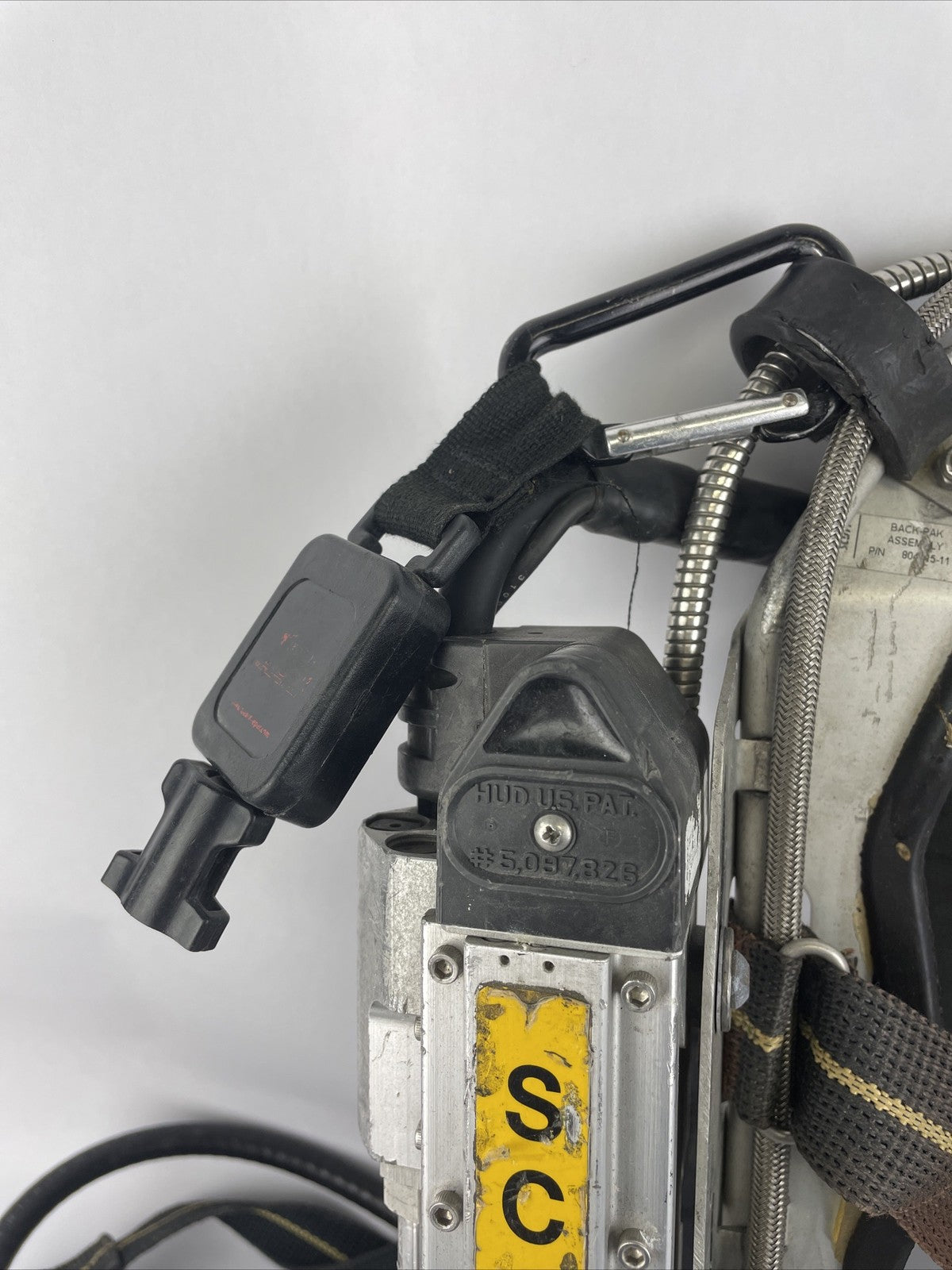 SCOTT SAFETY 4.5 4500 SCBA Air Pack Harness EZ-Flow Air Pak Plus with Sensor  i