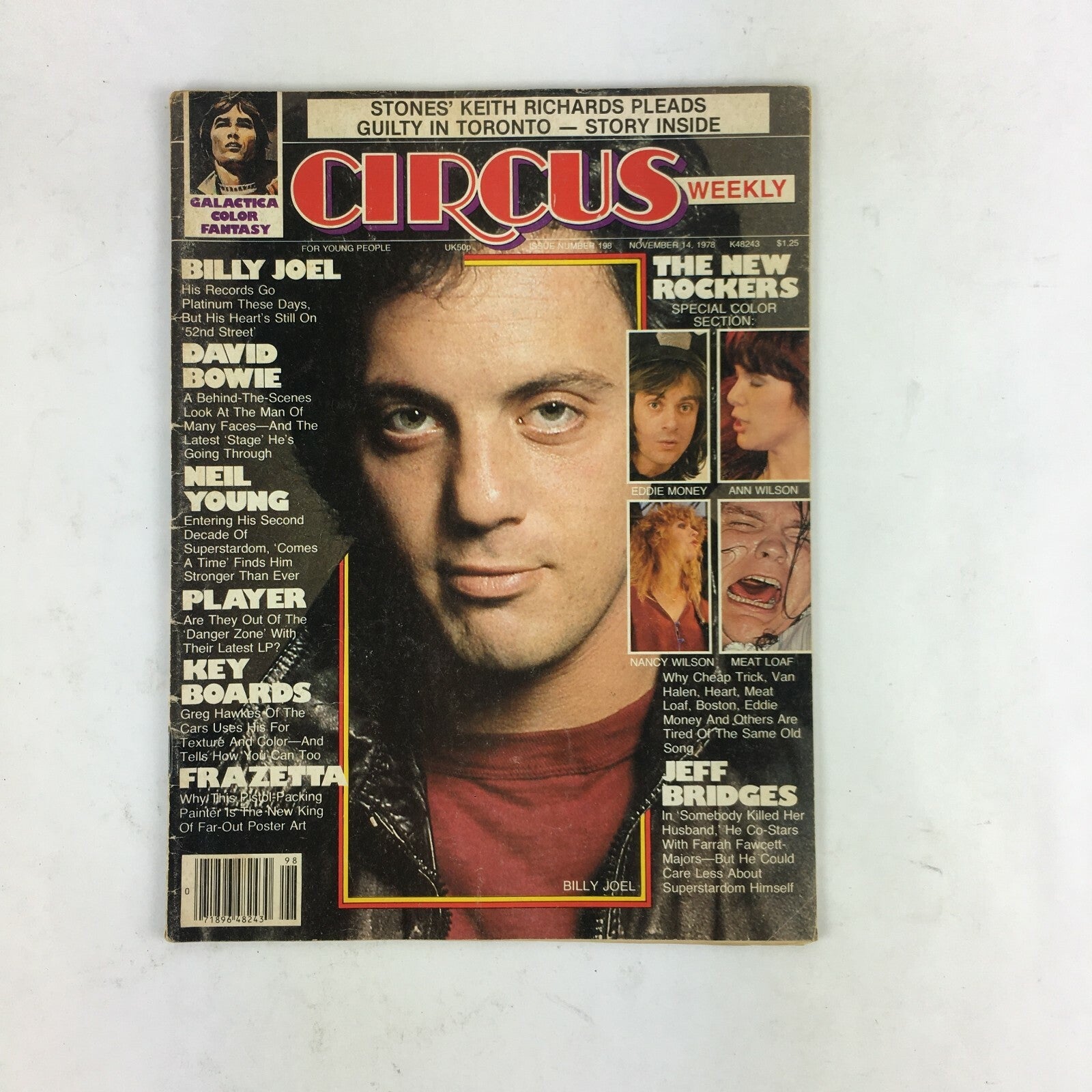 November14,1978 Circus Magazine The New Rockers Billy Joel David Bowie NeilYoung