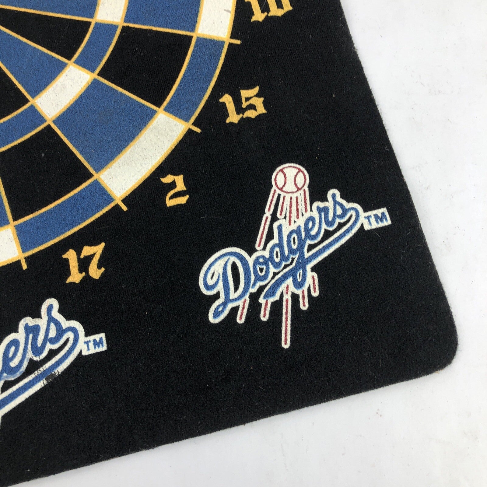 Rare 2004 Los Angeles Dodgers magnetic dart board by Big League Productions with magnetic darts