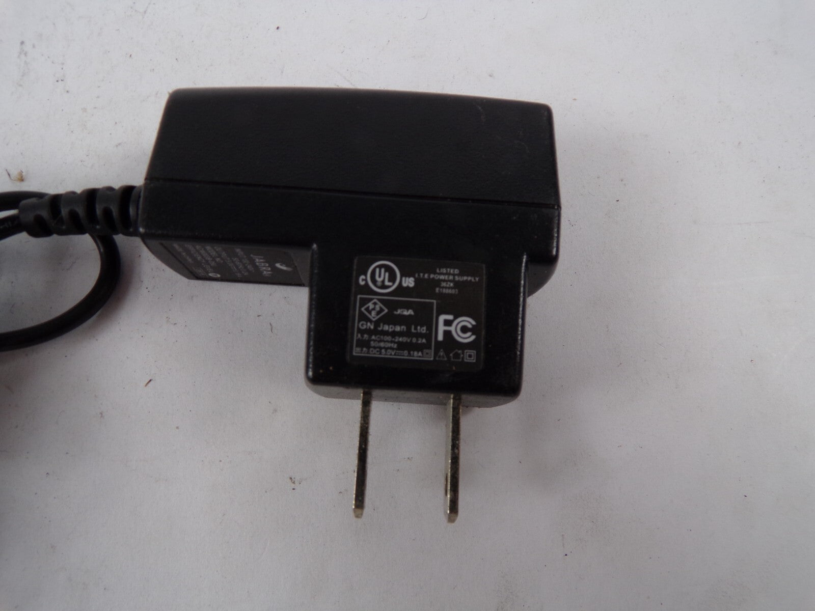 Genuine Jabra ACW003B-05U Output 5 V 0.18 A Power Supply Adapter A55