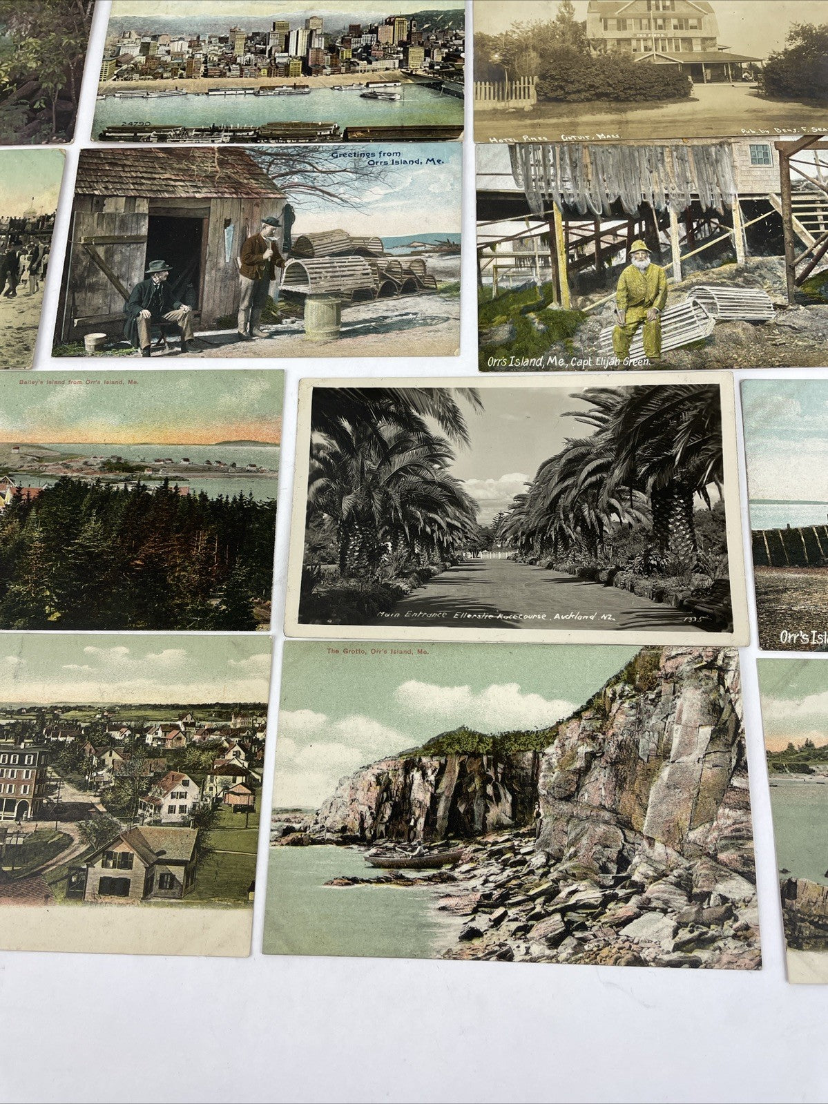 23 Postcard Lot - Unused & Used Variety - Vintage & Antique East Coast Fishing