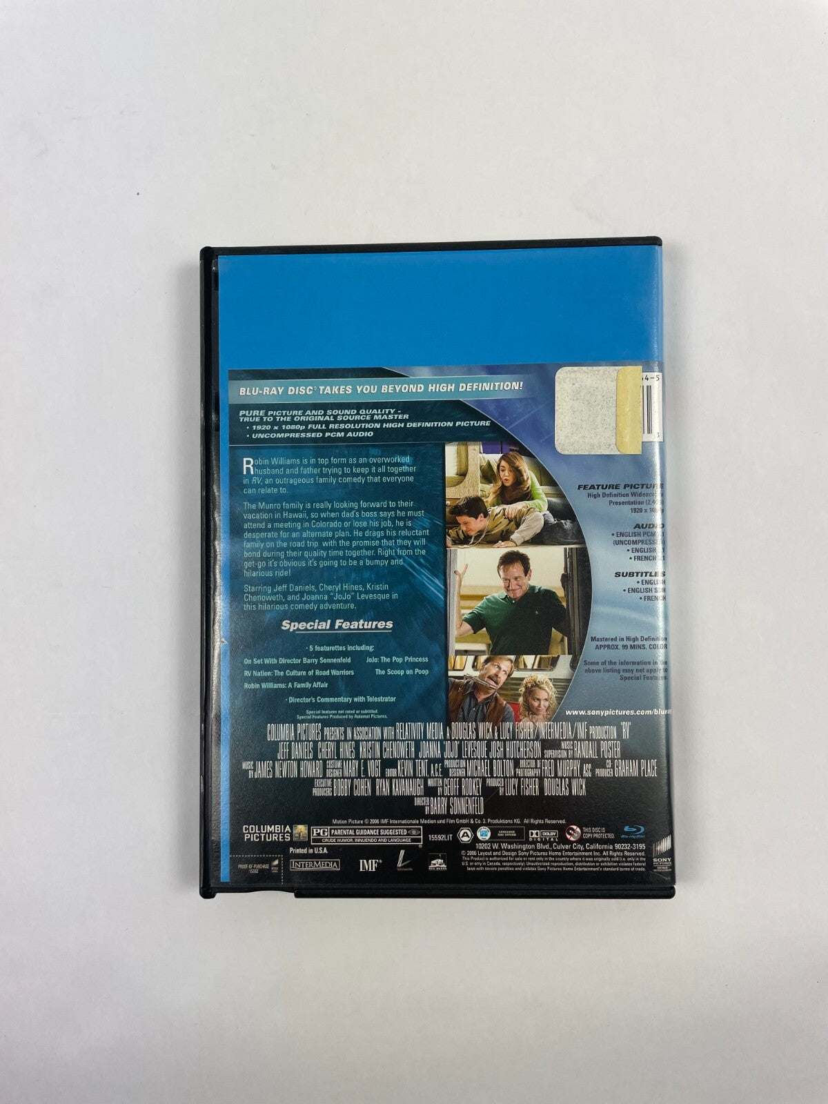 A Barry Sonnenfeld Robin Williams RV is Spectacularly Hilarious DVD Movie
