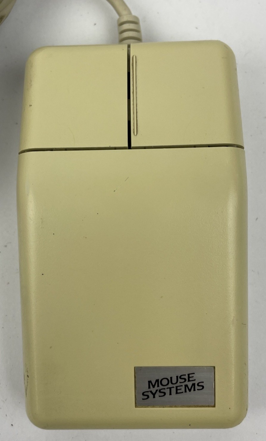 Mouse Systems 2-Button Trackball Serial Retro Computer Model M10 9 Pin Vintage